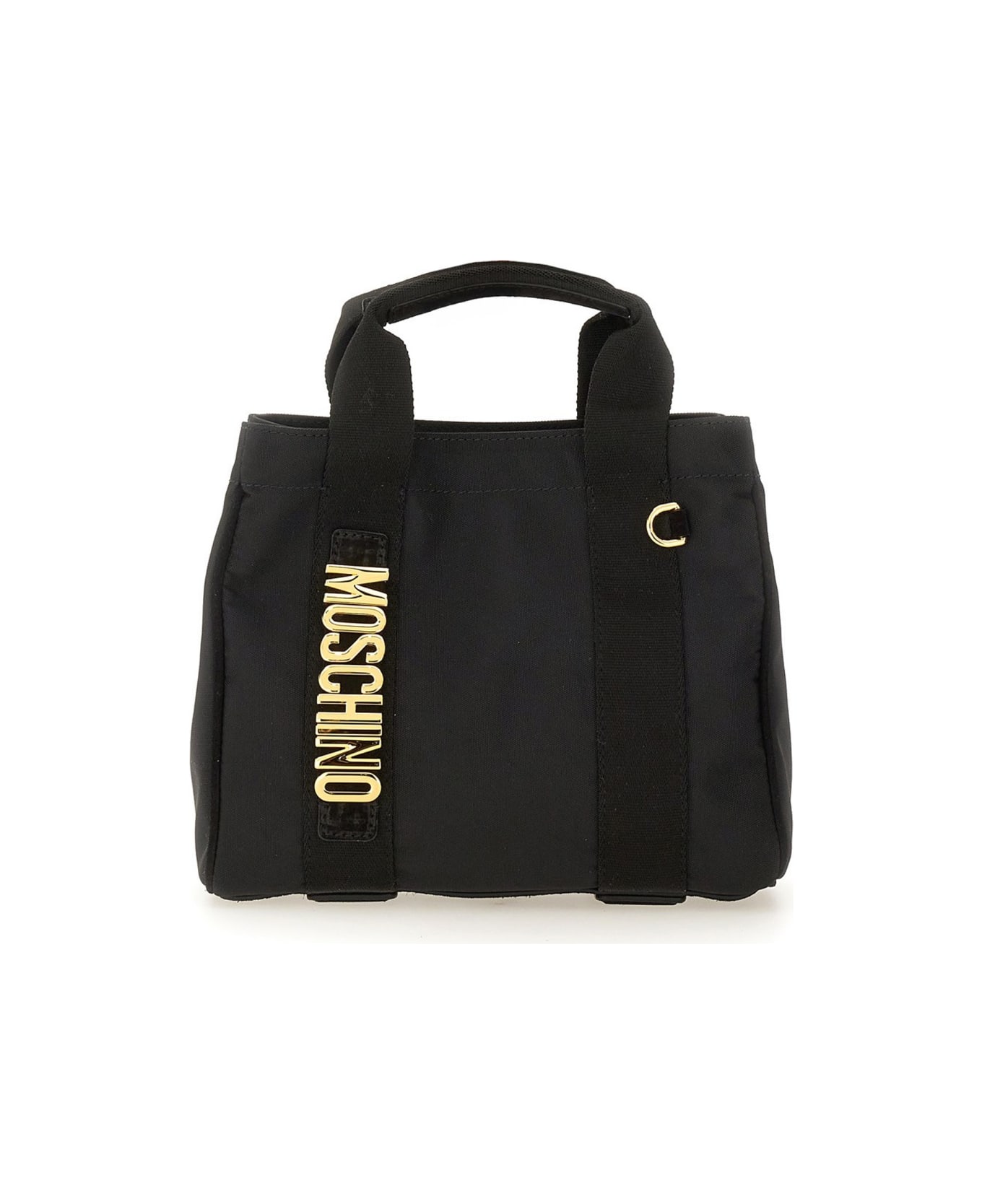 Moschino Bag With Logo - BLACK