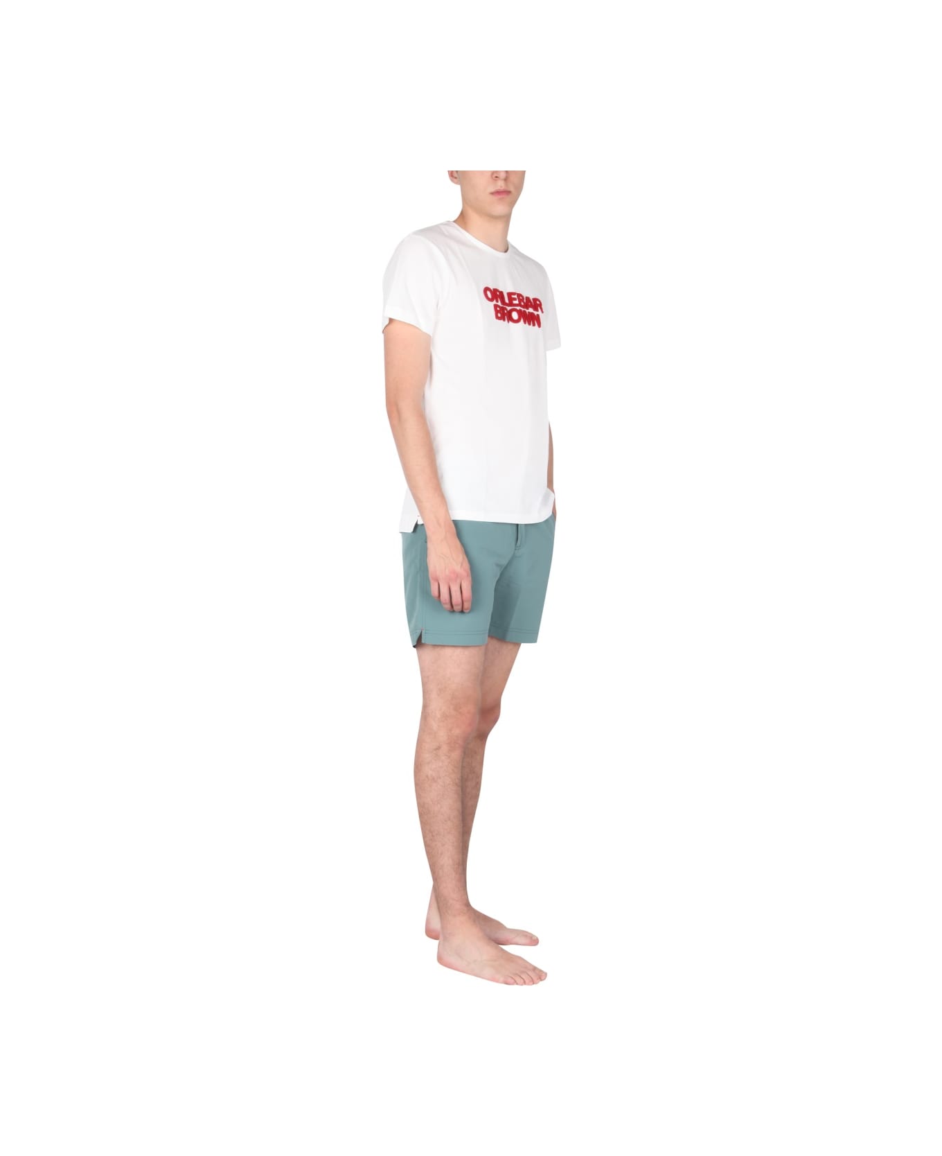 Orlebar Brown "sammy Ob Towelling" T-shirt - WHITE