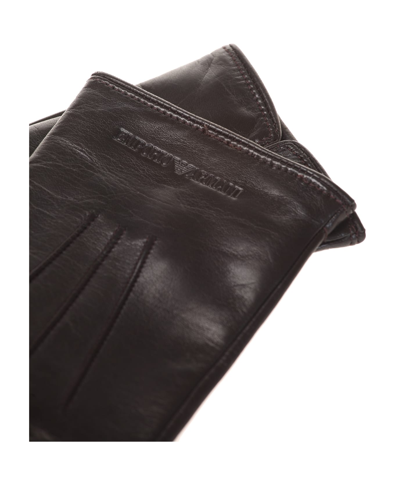 Emporio Armani Leather Gloves