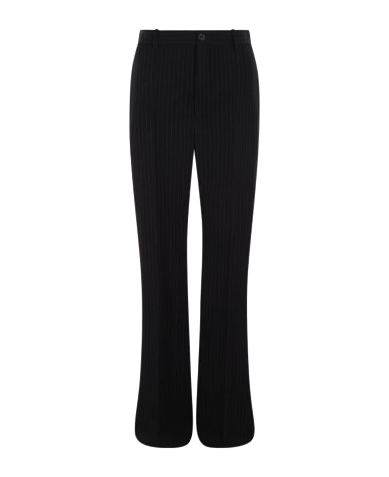 Balenciaga Straight Leg Pants - Black White