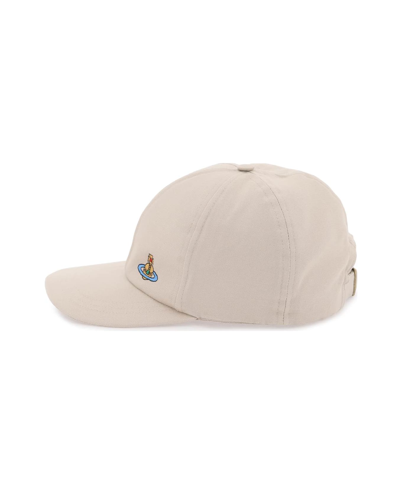 Vivienne Westwood Uni Colour Baseball Cap With Orb Embroidery - SAND (Beige) アクセサリー