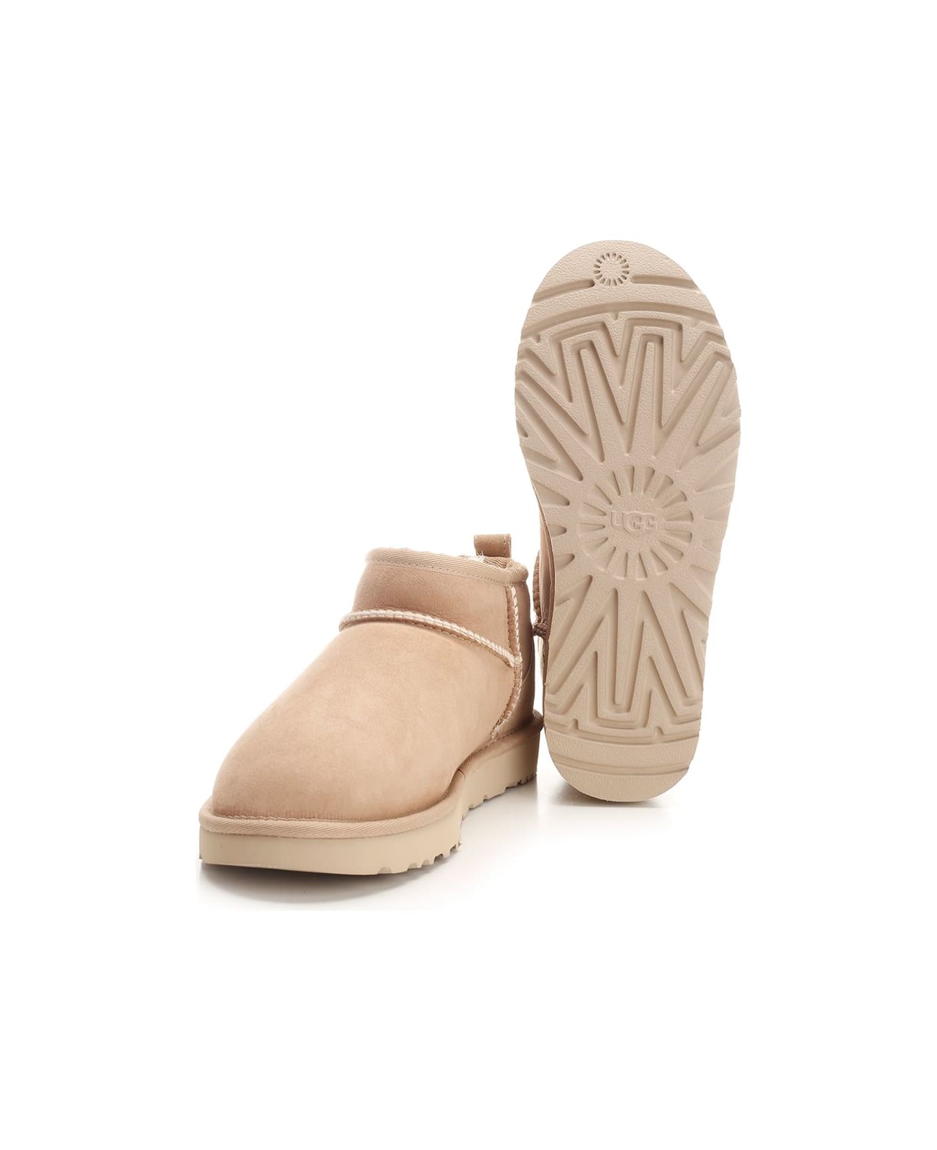 UGG 
classic Ultra Mini
 Ankle Boots - Beige