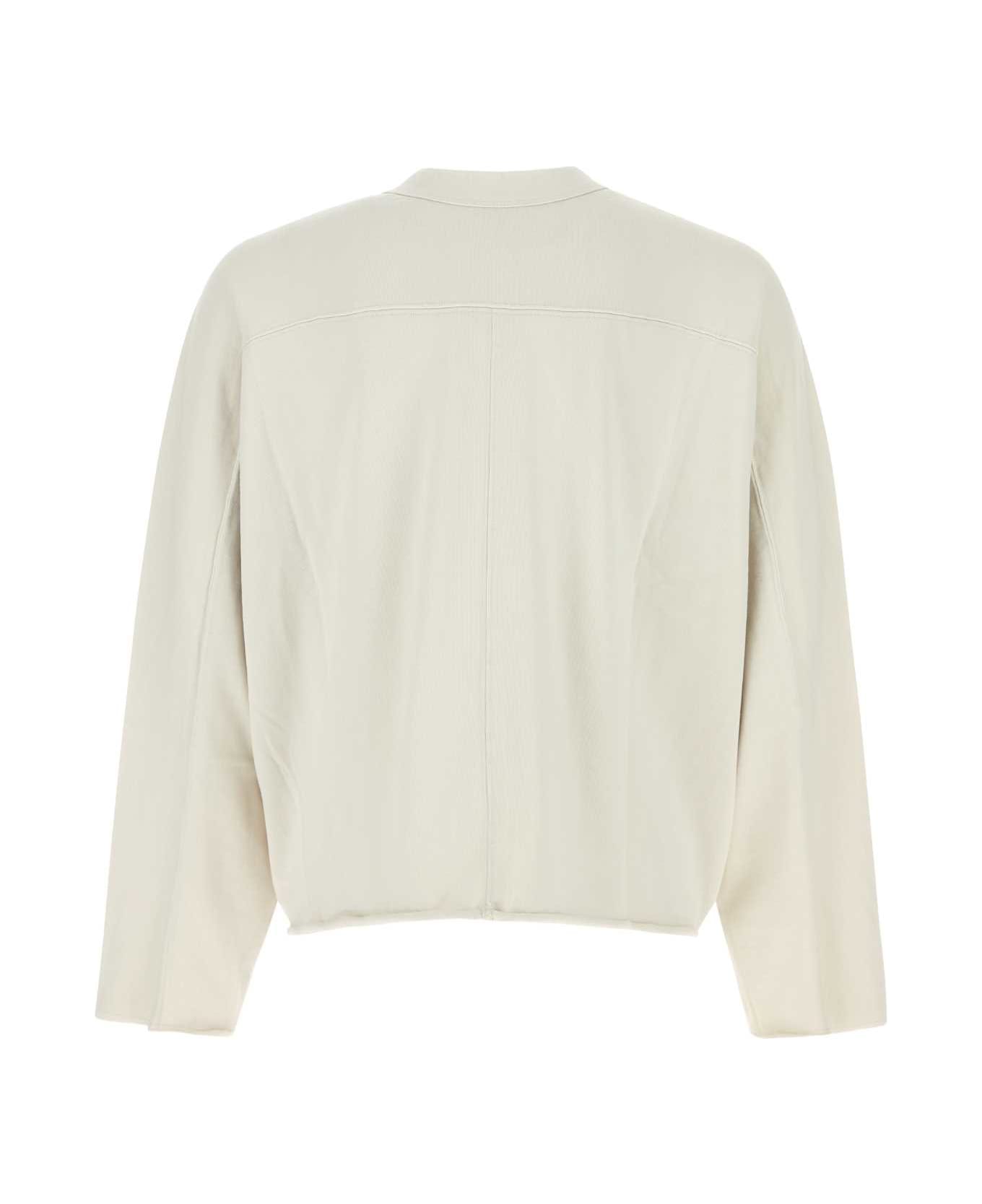 Entire Studios Chalk Cotton Oversize T-shirt - RICE