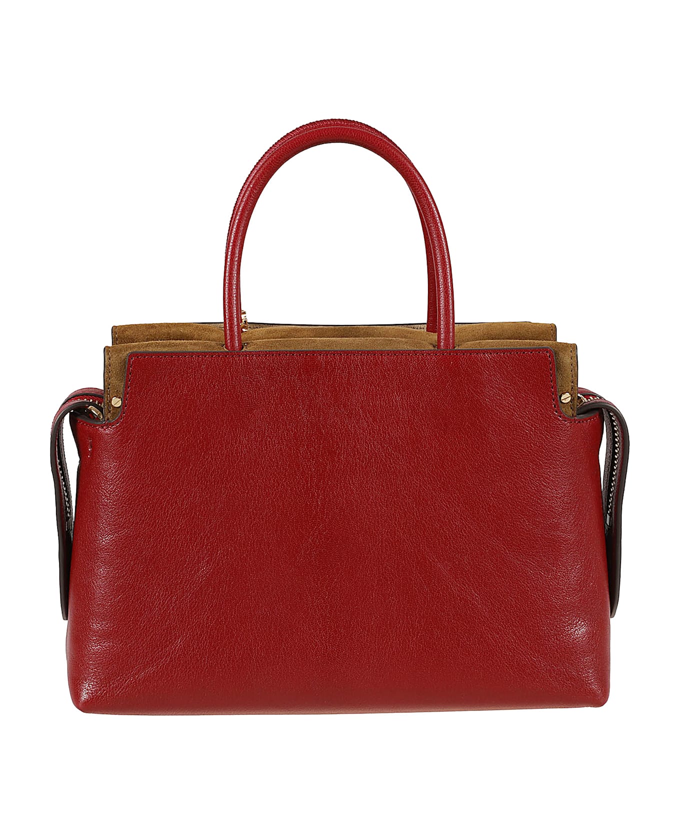 Tory Burch Textured Mercer Tote - Ruby