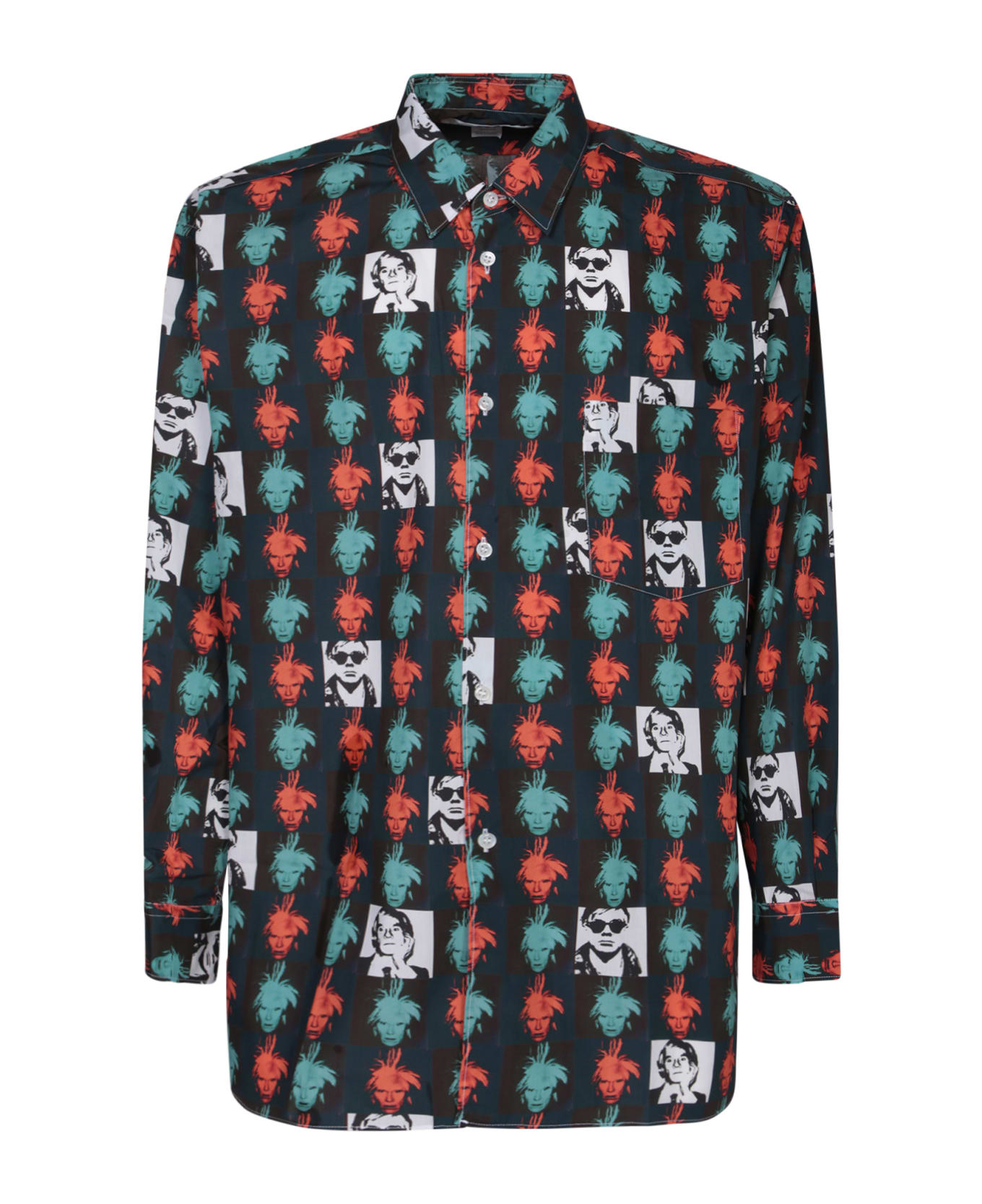 Comme des Garçons Shirt Andy Green/multicolor Shirt - Green