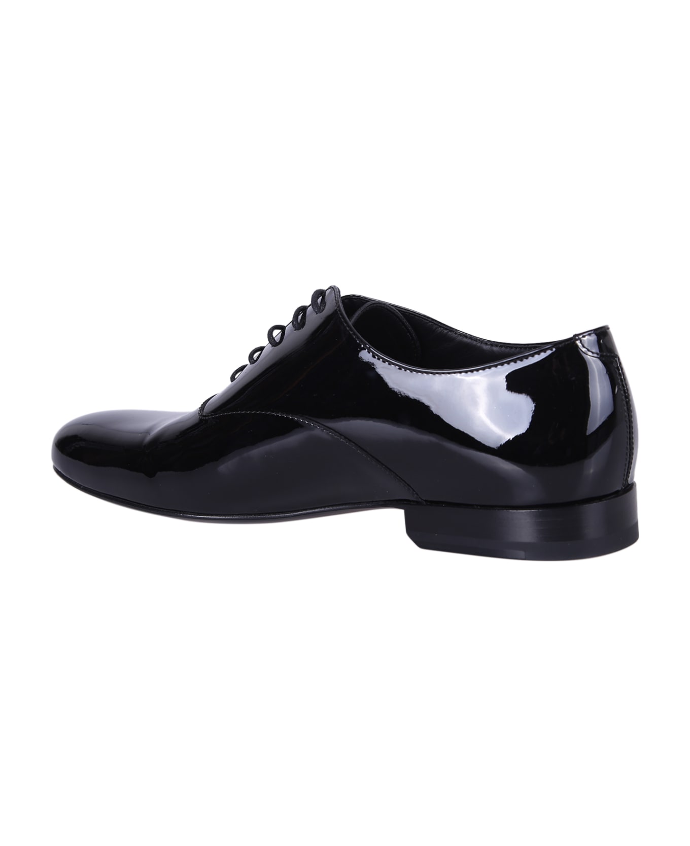 Valentino Garavani Black Oxford Lace-up pie Shoes - Black
