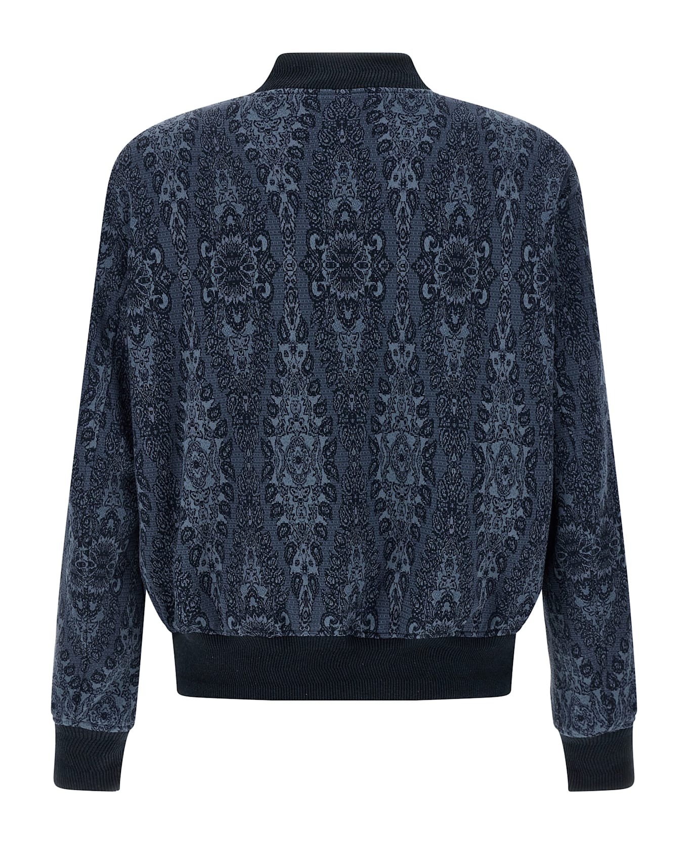 Etro Jacquard Bomber Jacket - Blue