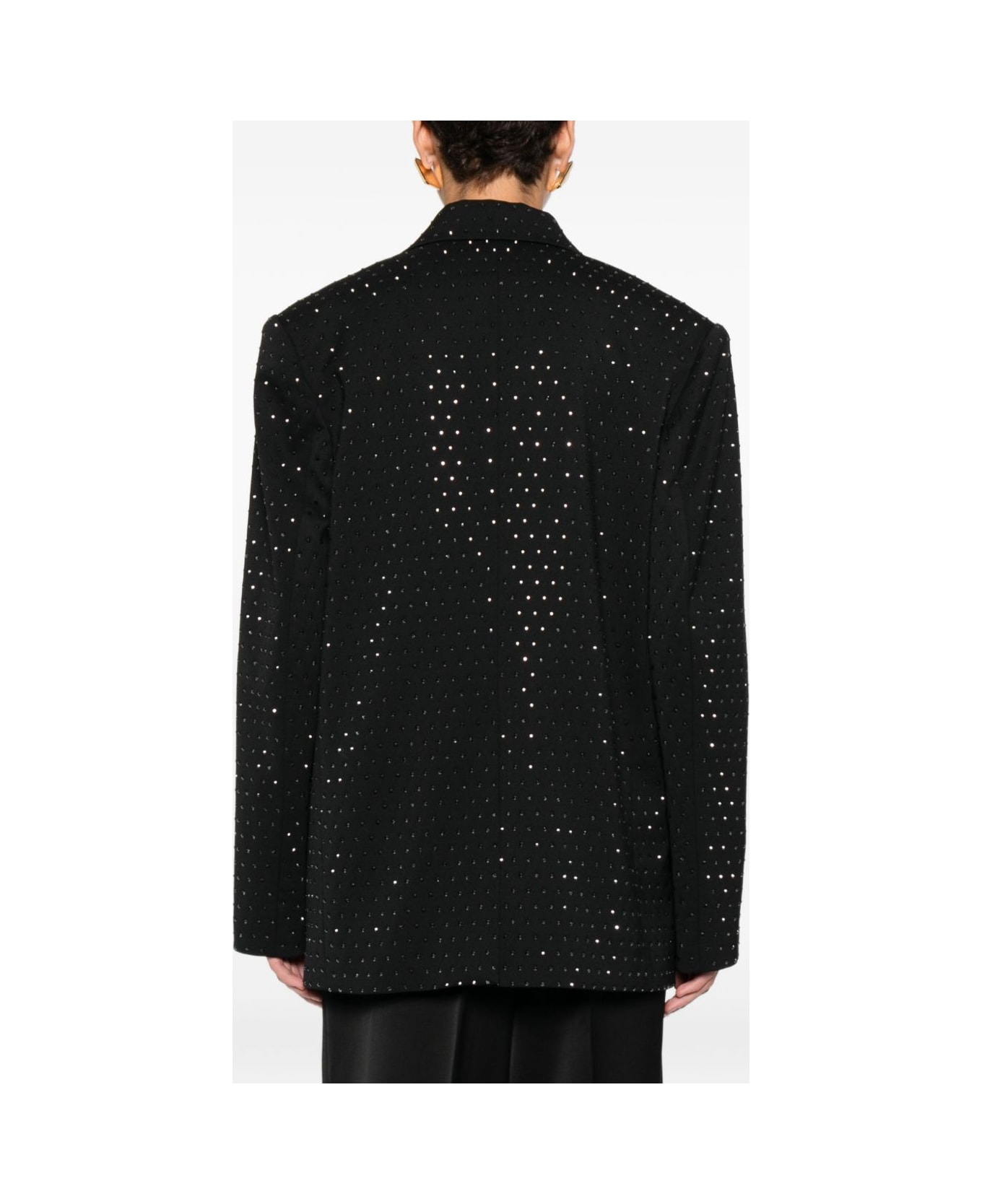 The Andamane Single-breasted Crystal-embellished Blazer - Black