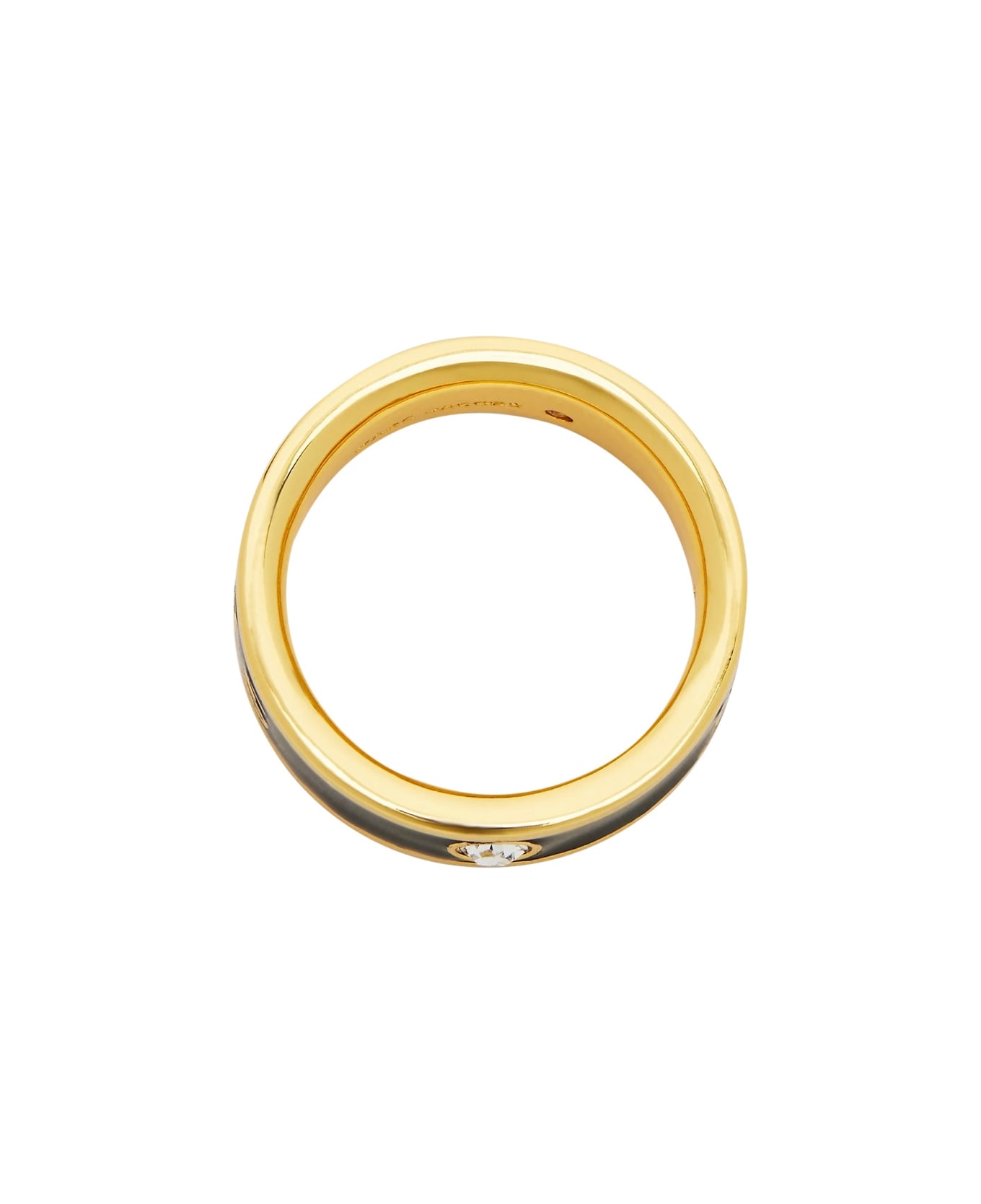 Marc Jacobs Enameled Ring - BLACK