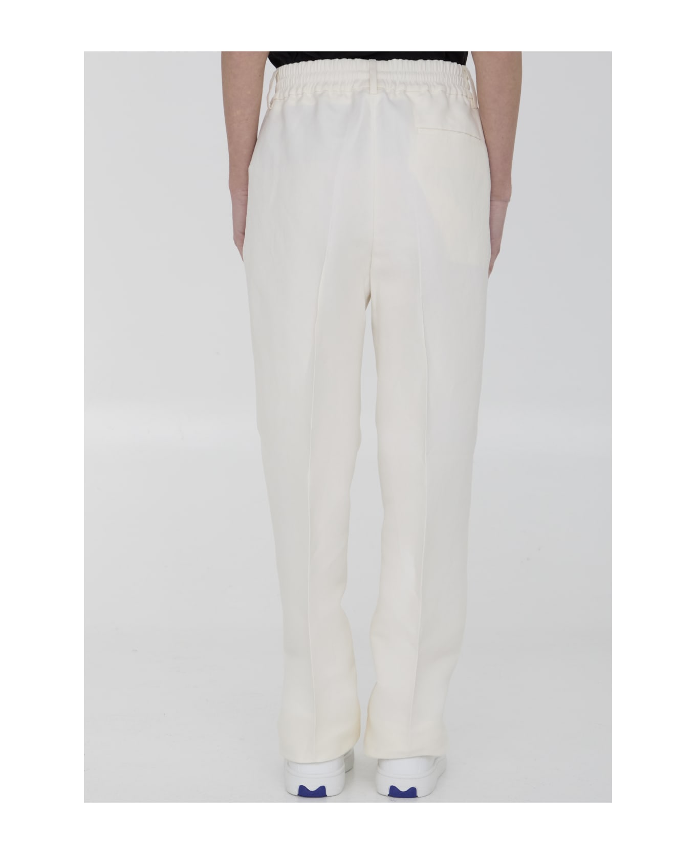 Burberry Canvas Pants - WHITE
