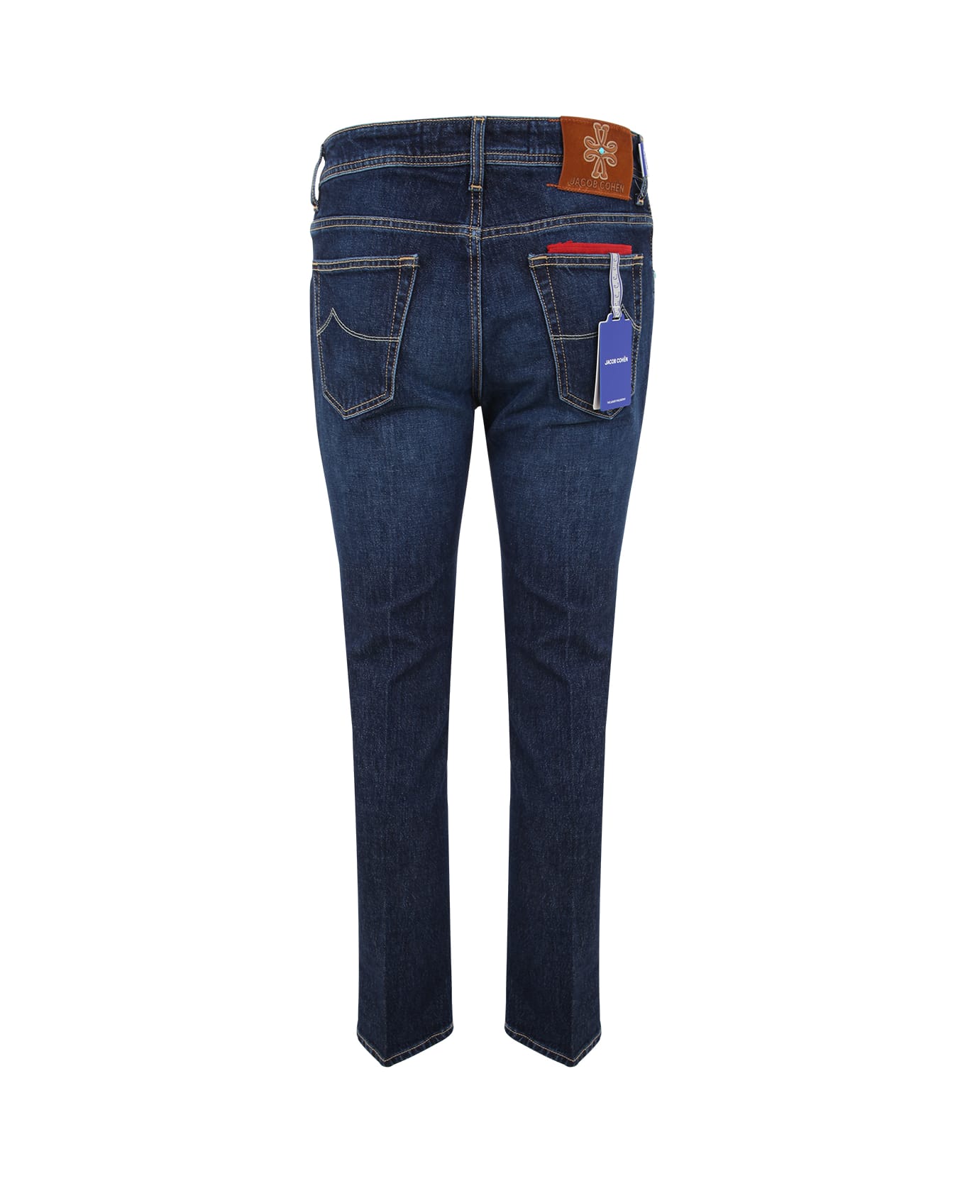 Jacob Cohen Scott Slim Crop Carrot Fit Five Pockets Jeans - Denim