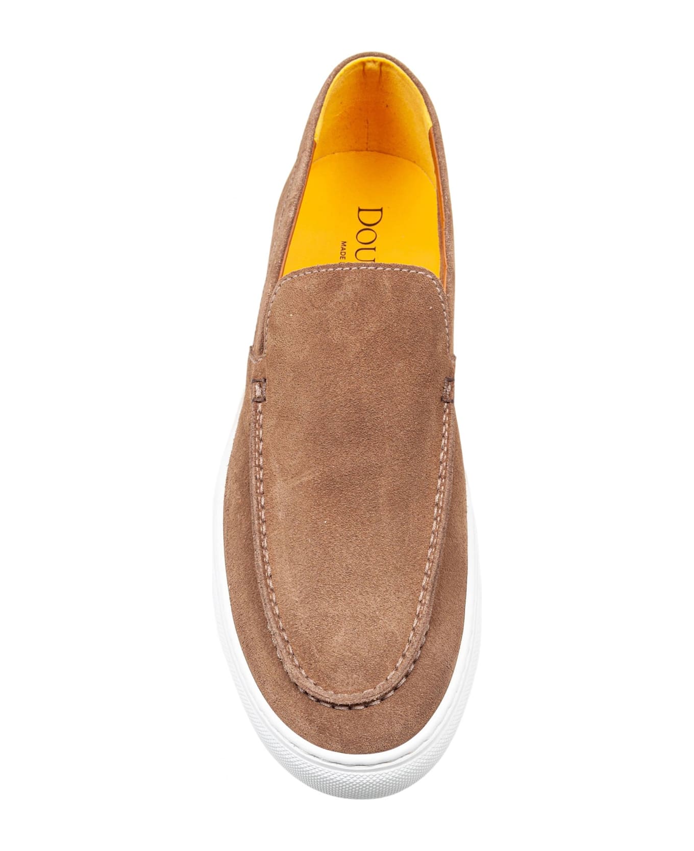 Doucal's Mink Color Suede Loafers - MARSH