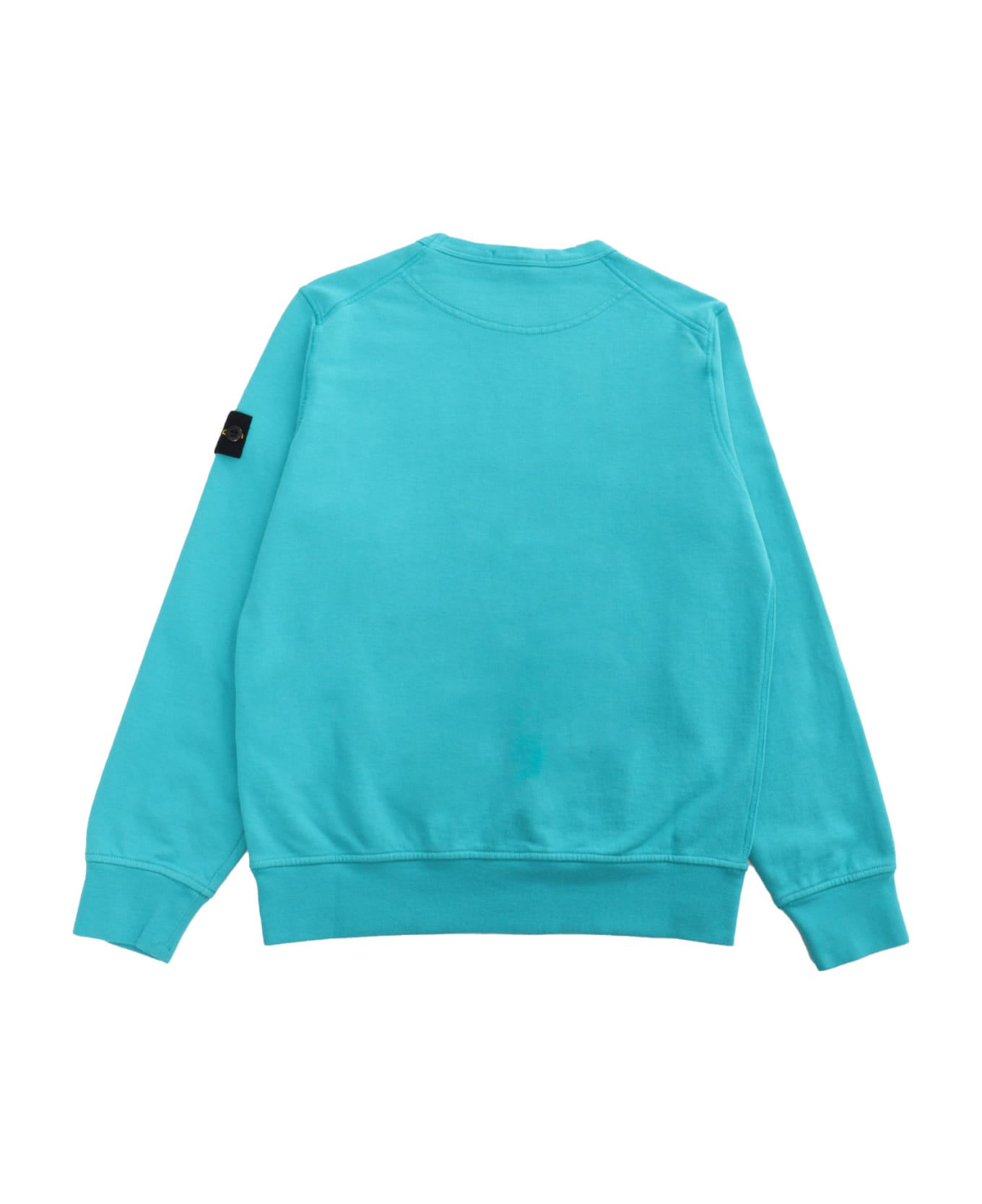 Stone Island Junior Deepl Blue Sweatshirt - TURQUOISE ニットウェア＆スウェットシャツ