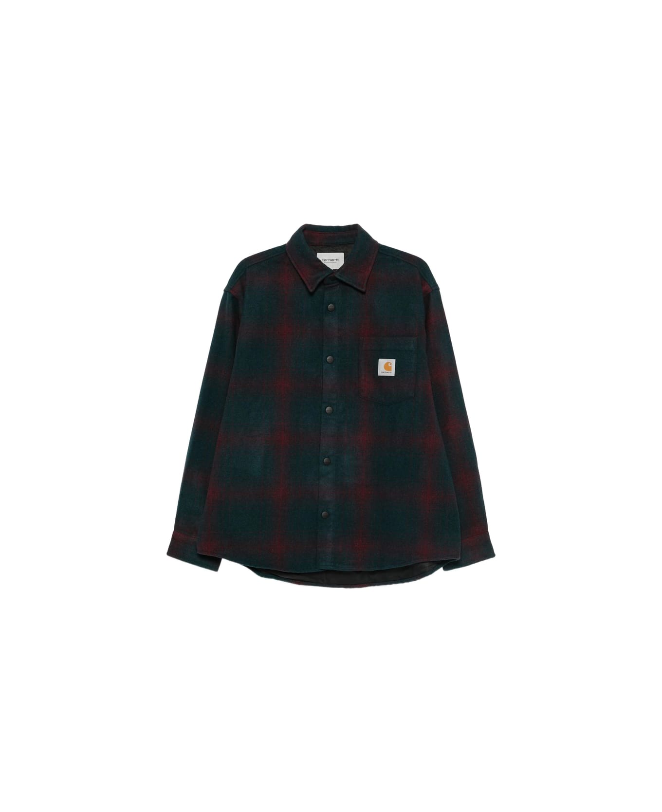 Carhartt Shirt - Kxx Brennan Check, Deep Lagoon / Rondo
