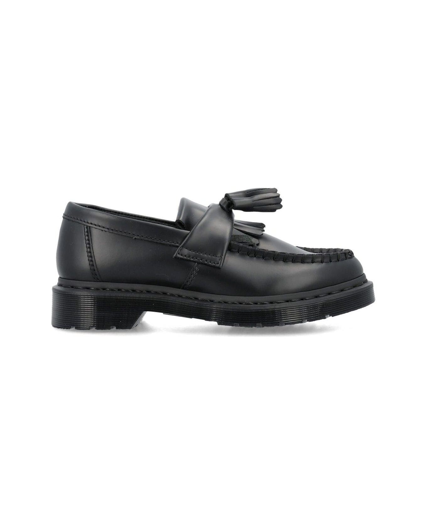 Dr. Martens Adrian Mono Loafers In Smooth Leather - Black ローファー＆デッキシューズ