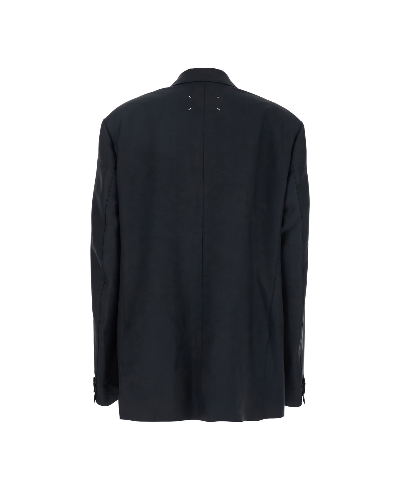 Maison Margiela Blazer With Pockets - MIDNIGHTBLUE