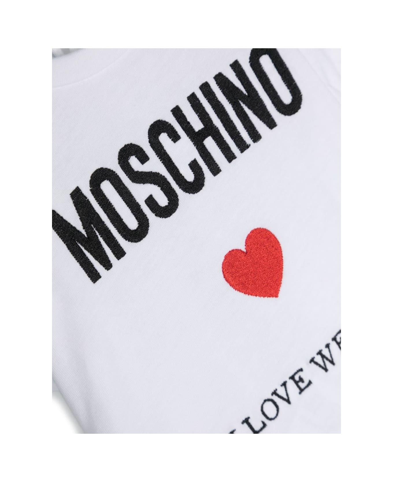 Moschino T-shirt Con Logo - White Tシャツ＆ポロシャツ