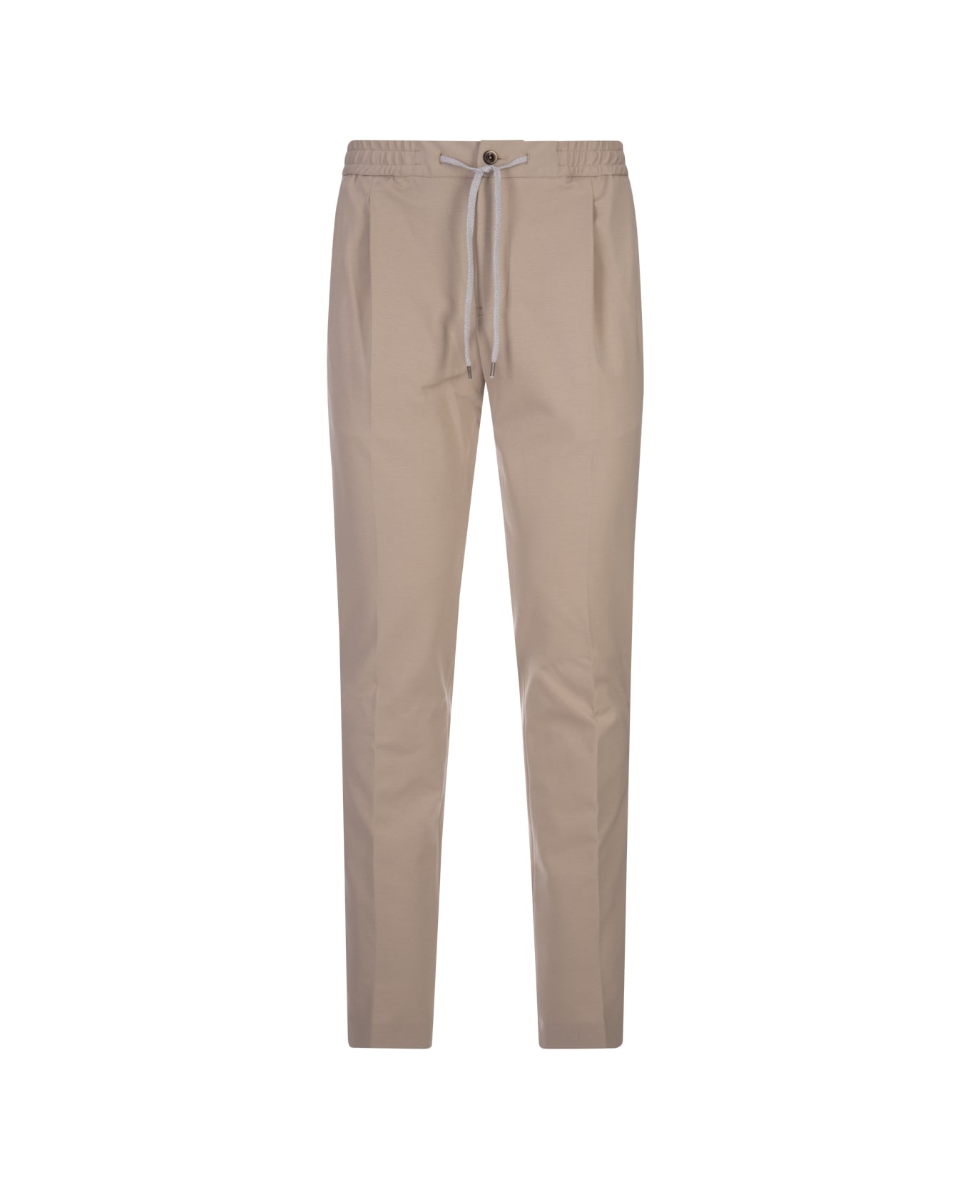 PT01 Sand Soft Fit Trousers - Brown