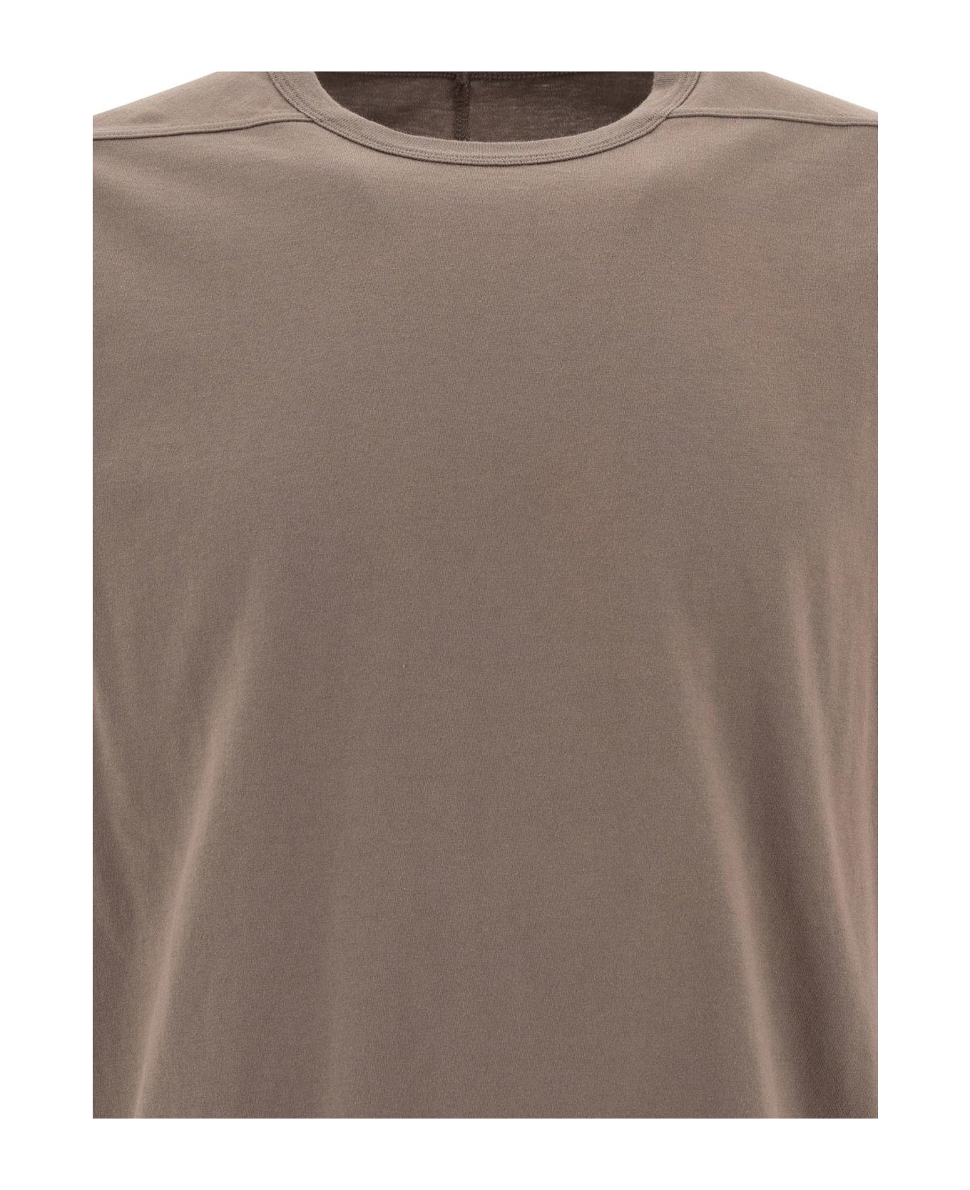 Rick Owens Short-sleeved Crewneck T-shirt - GREY