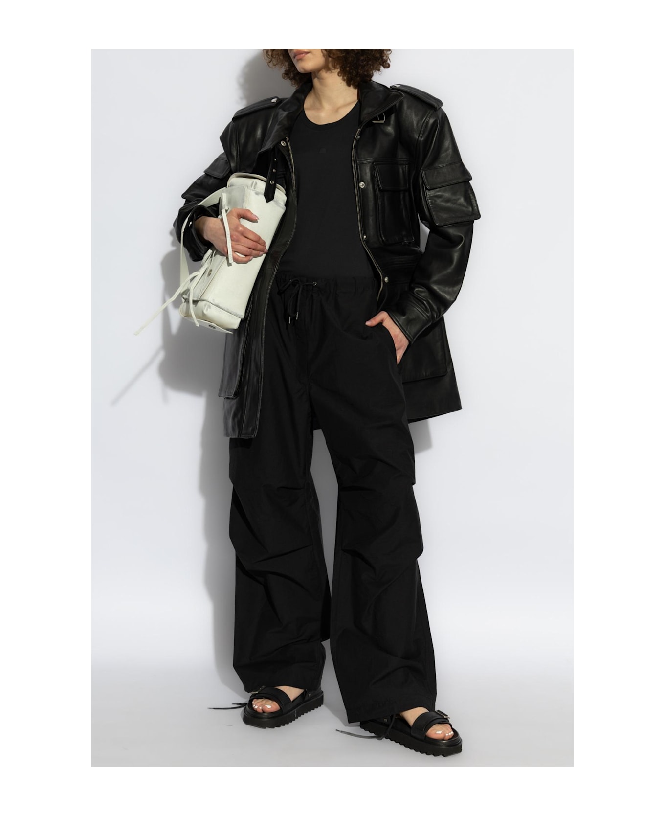 Acne Studios Top With Logo - Black