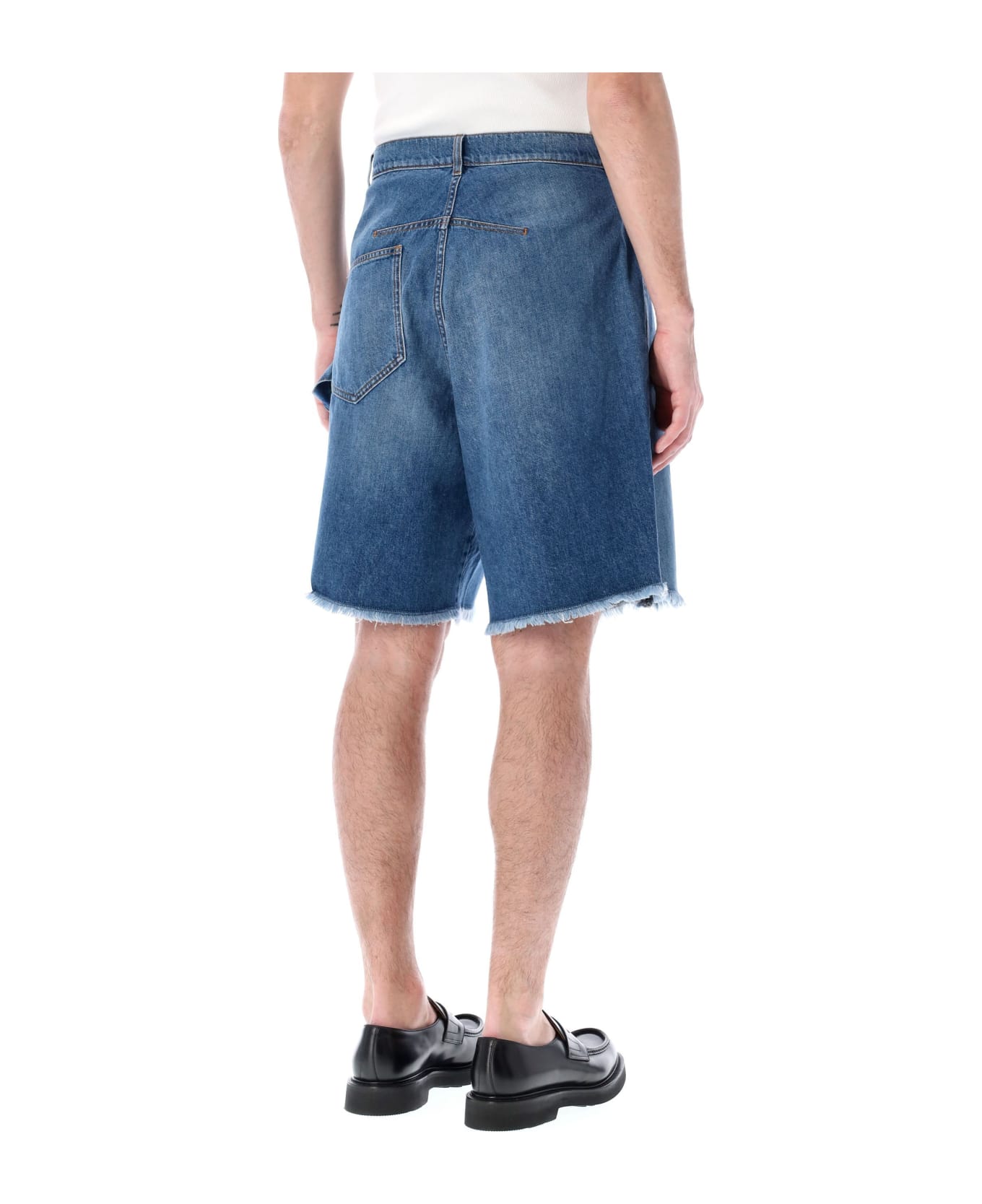 J.W. Anderson Twisted Workwear Denim Shorts - LIGHT BLUE ショートパンツ