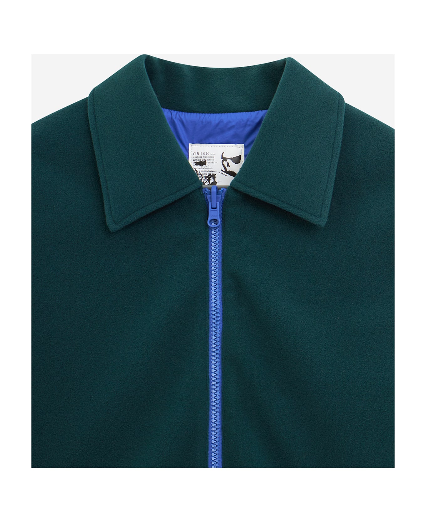 GR10K Collar Reversible Jacket - green