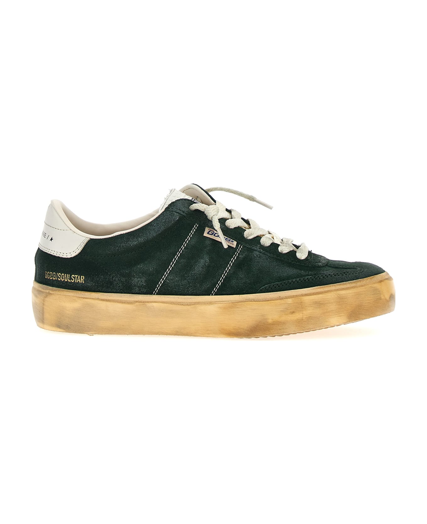 Golden Goose 'soul Star' Sneakers - GREEN/MILK