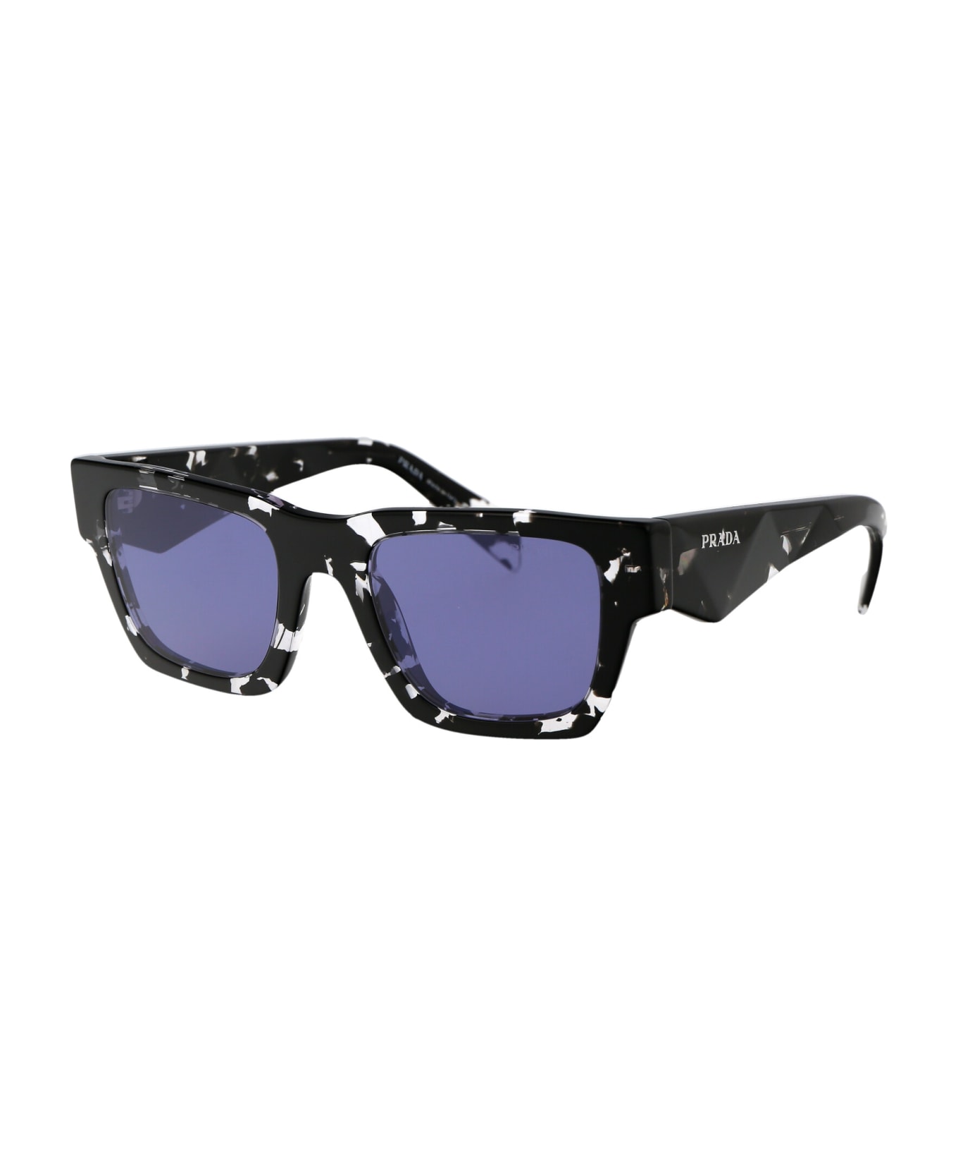 Prada Eyewear 0pr A06s Sunglasses - 15O50B Tortoise Black Crystal サングラス