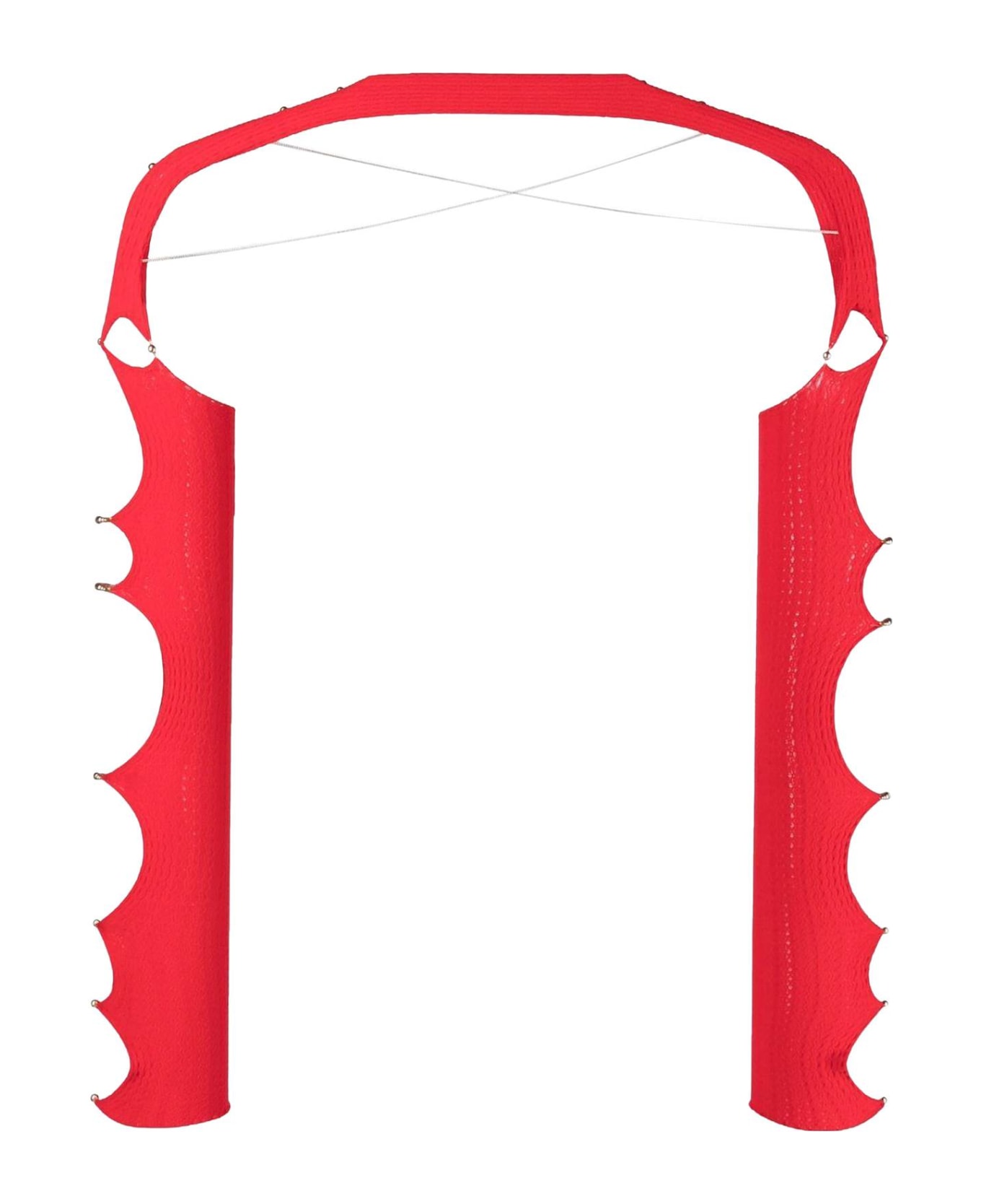 Rui Cut-out Sleeves - RUBY (Red)