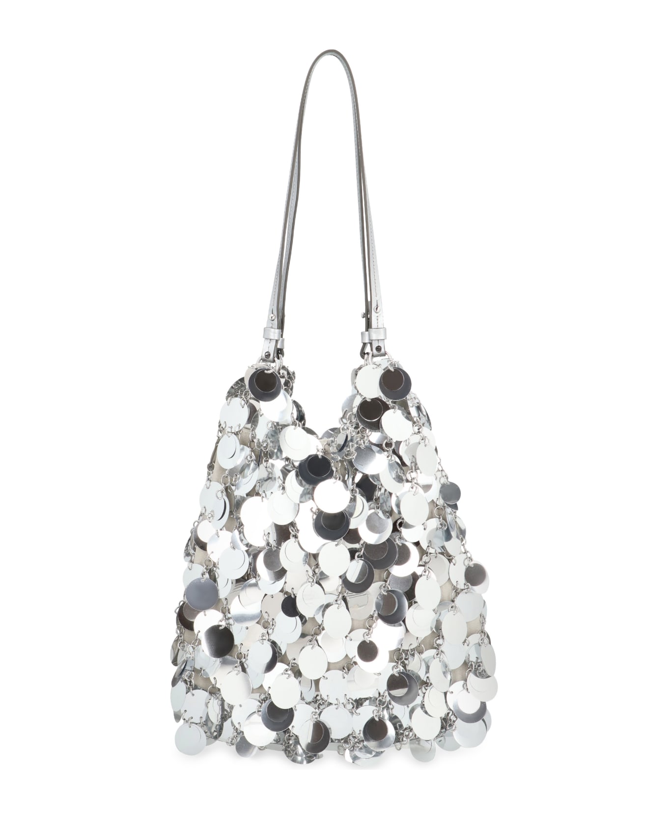 Paco Rabanne Sparkles Tote Bag - Silver トートバッグ