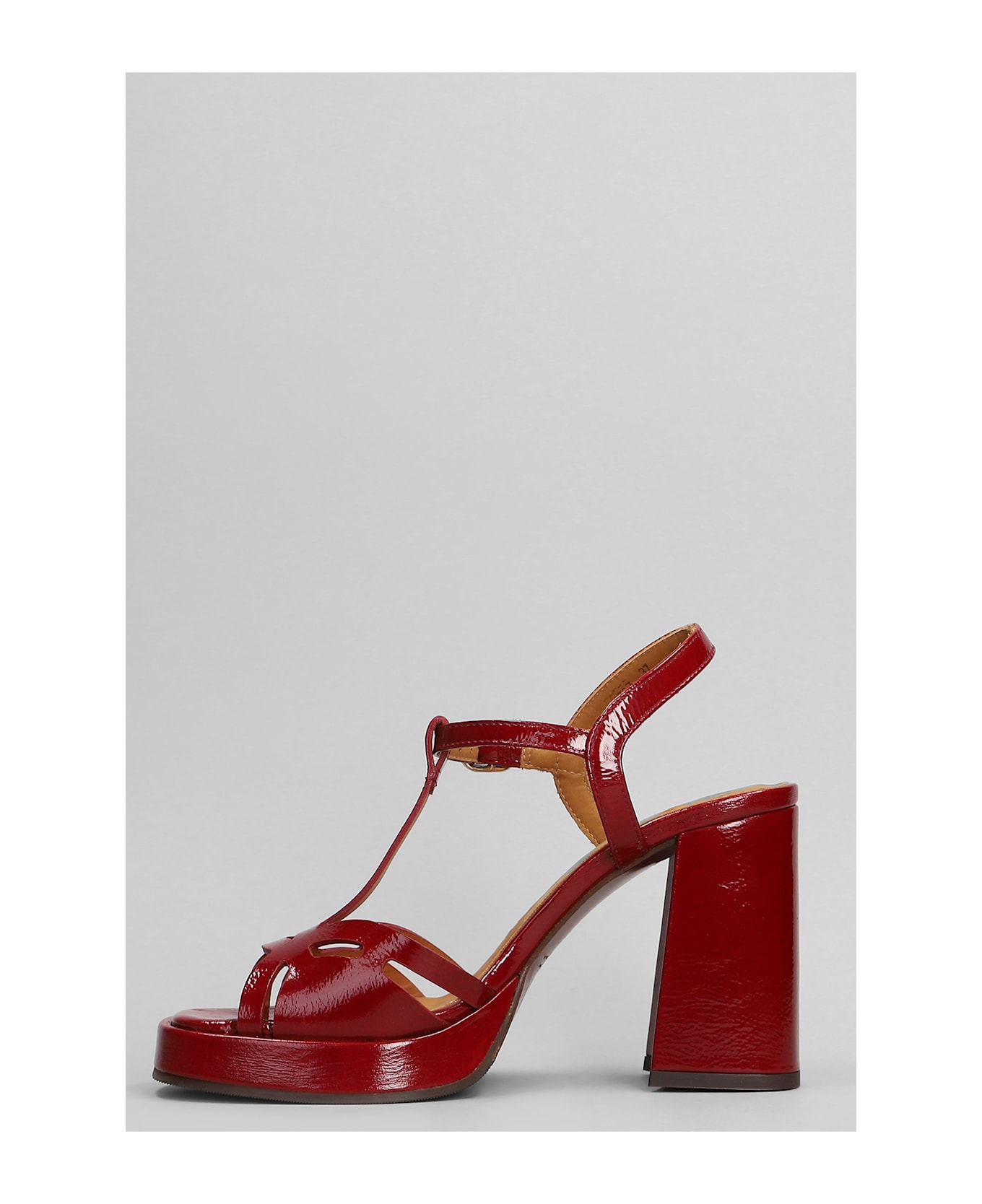 Chie Mihara Zinto 46 Sandals In Red Leather - red