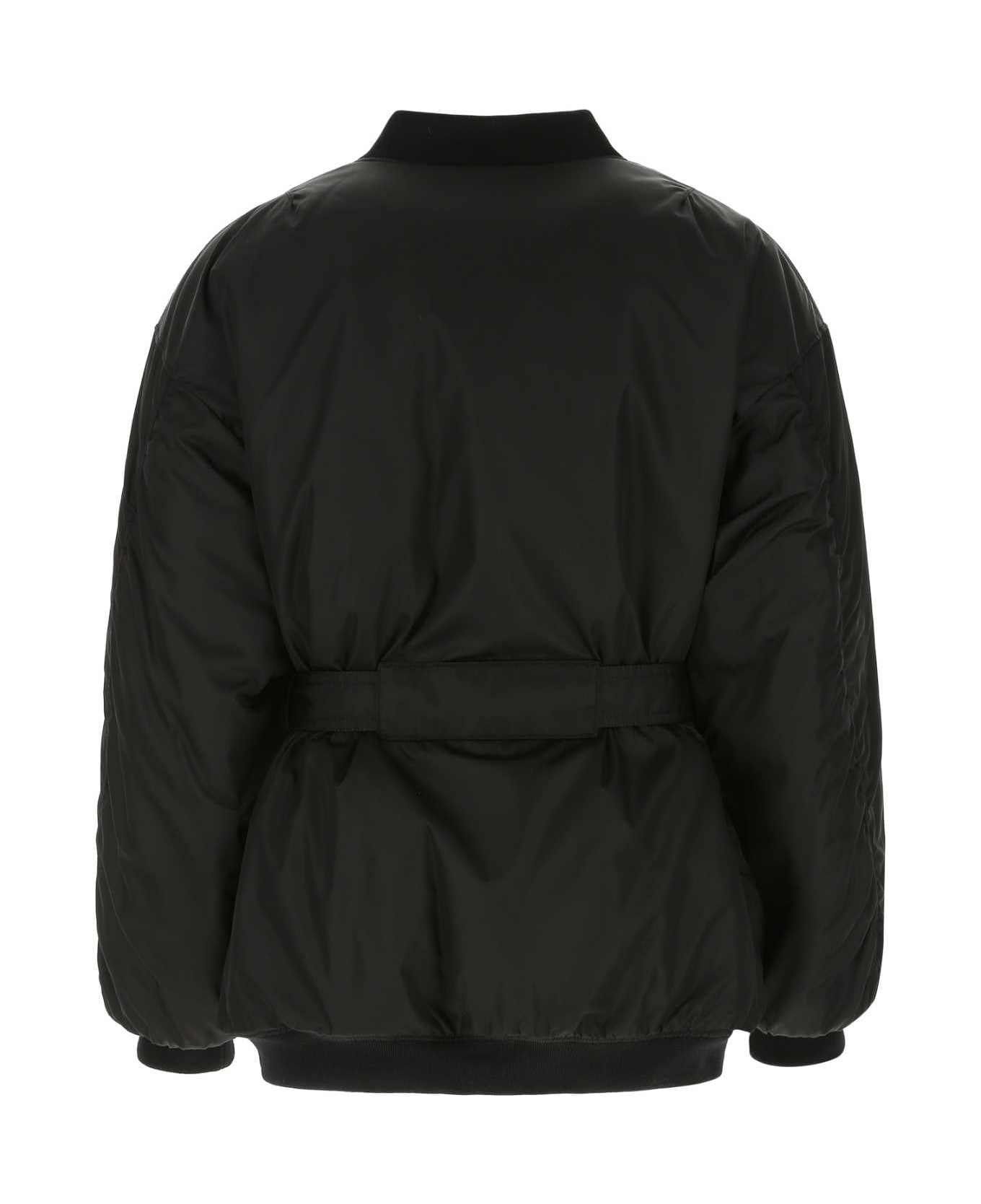 Prada Black Re-nylon Padded Jacket - F0002