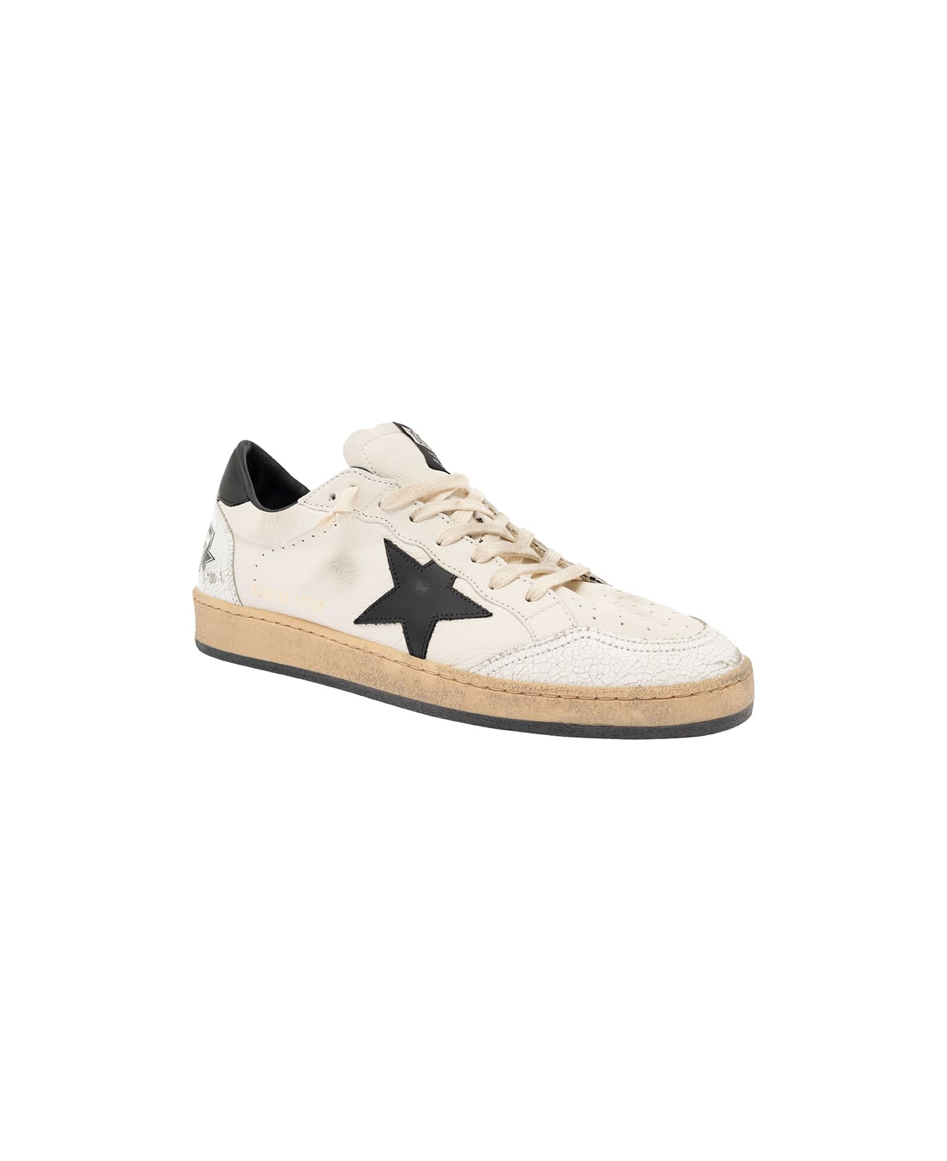 Golden Goose Ball Star Sneakers - White/Black スニーカー