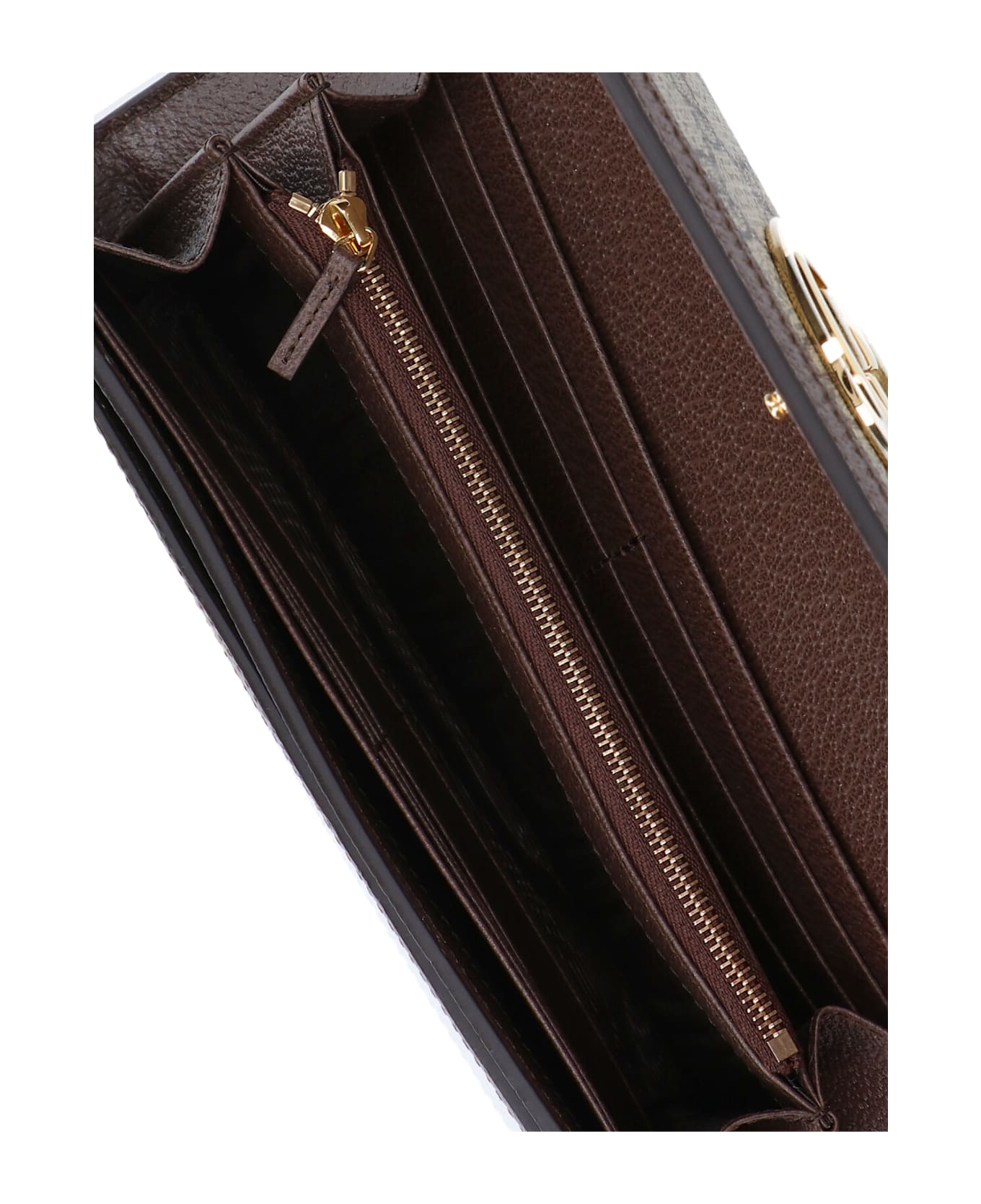 Gucci Continental Wallet With 
blondie
 Chain - Beige