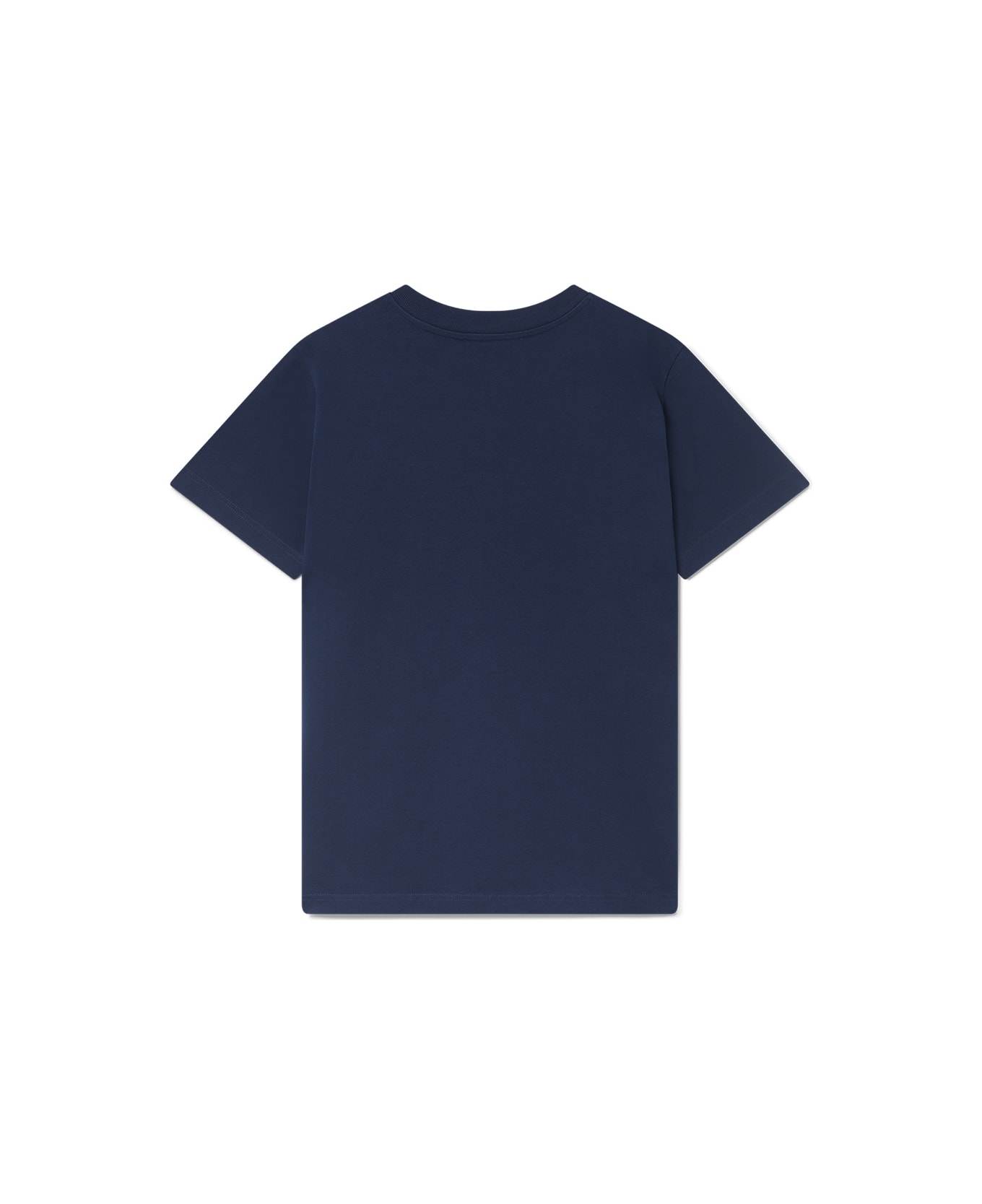 Casablanca La Medaille T-shirt In Navy Blue - BLUE