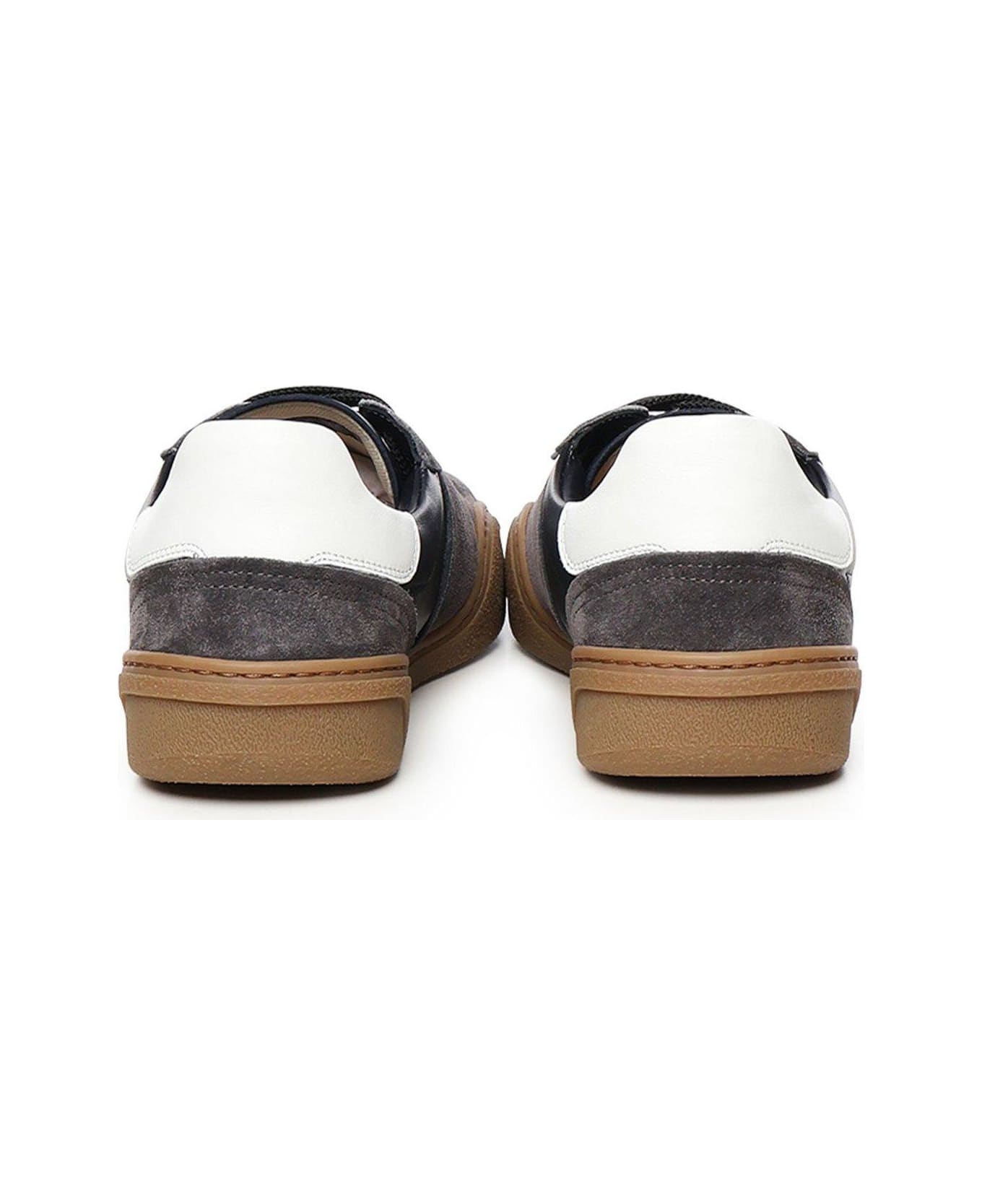 Round Toe Lace-up Sneakers