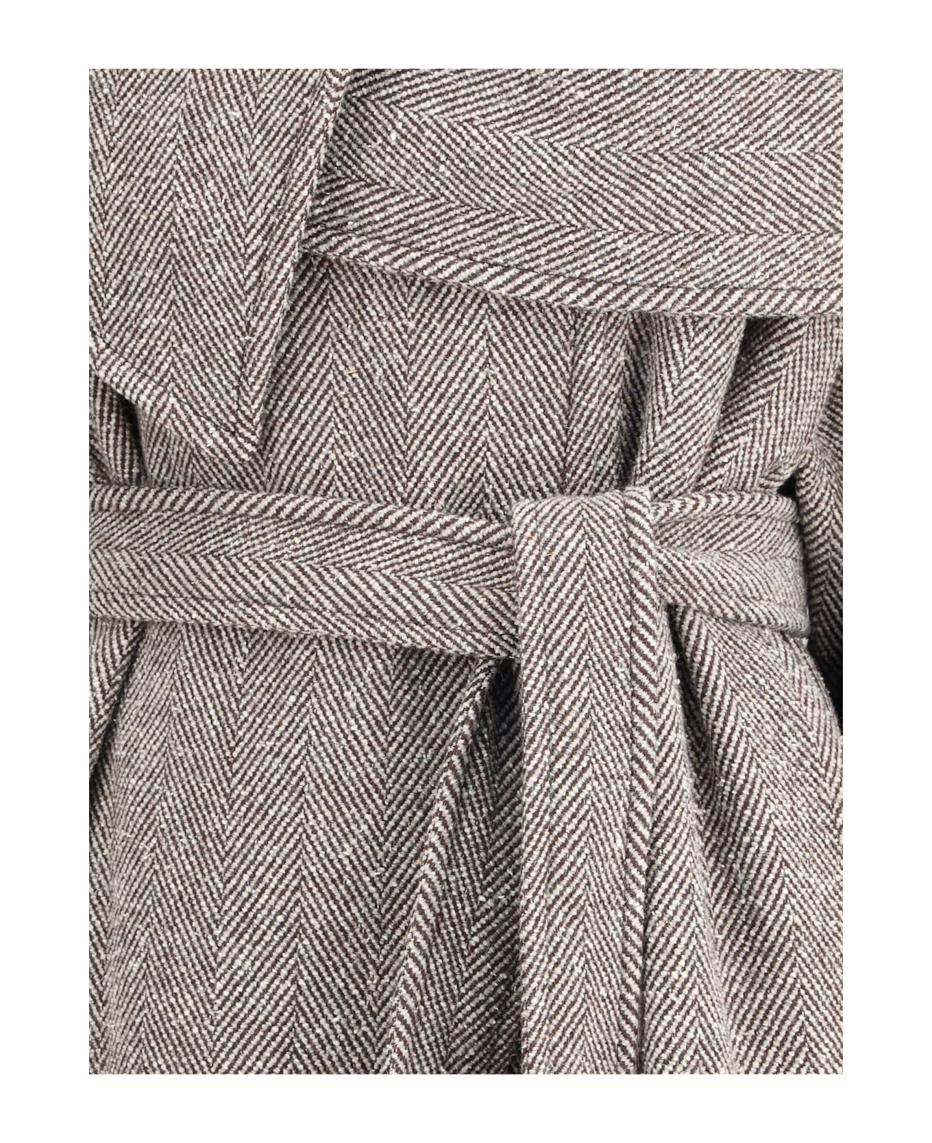 Ferragamo Oversized Asymmetric Coat