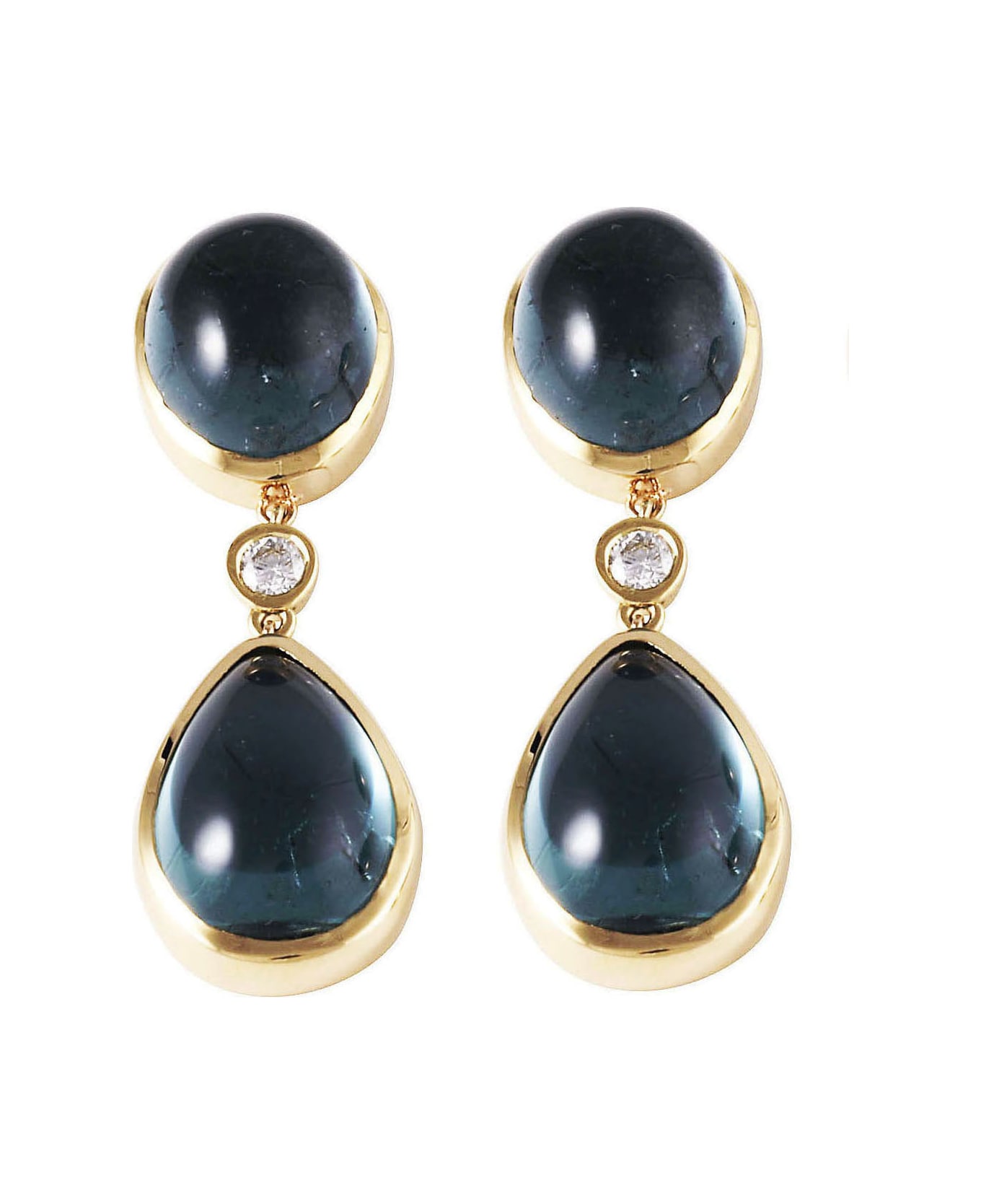 Lo Spazio Jewelry Lo Spazio Eden Rock Blu Earrings - Blue