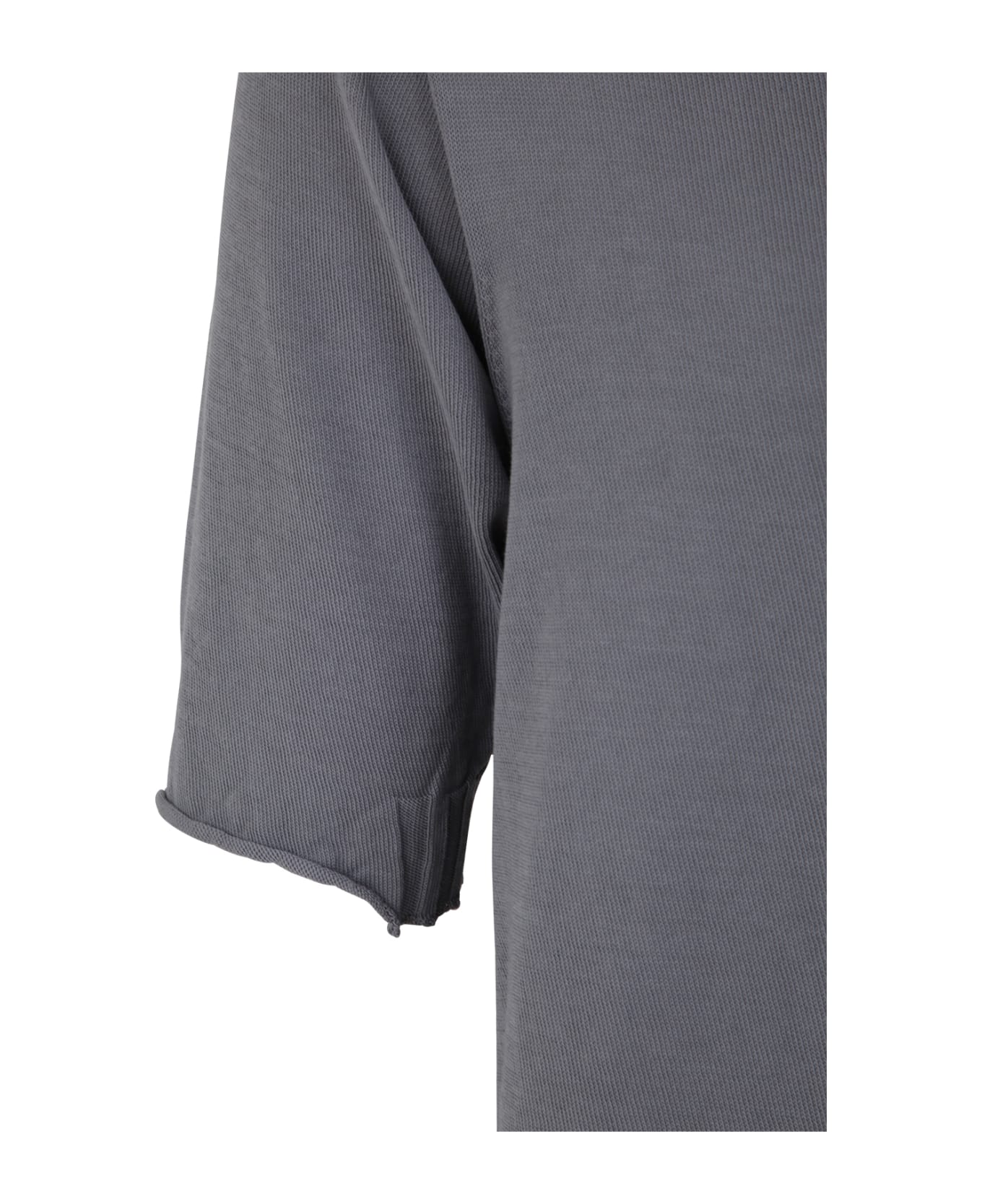 MD75 Round Neck Pullover - Basic Medium Grey