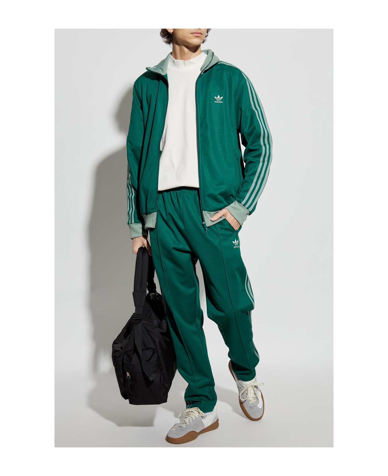 Adidas Originals Sweatshirt With Logo - Green