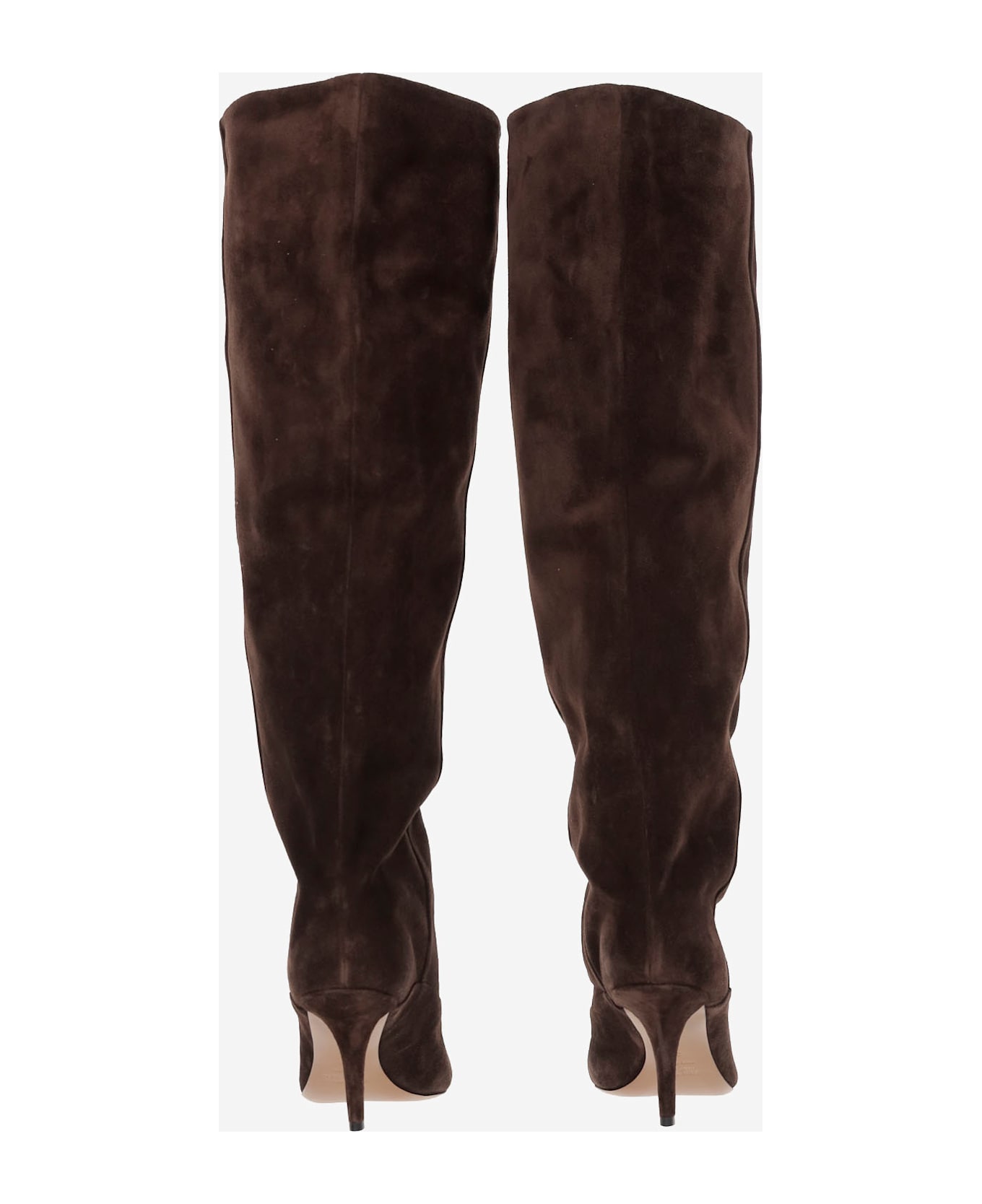Paris Texas Boots Ines Reverse Mid-calf 75 - Brown