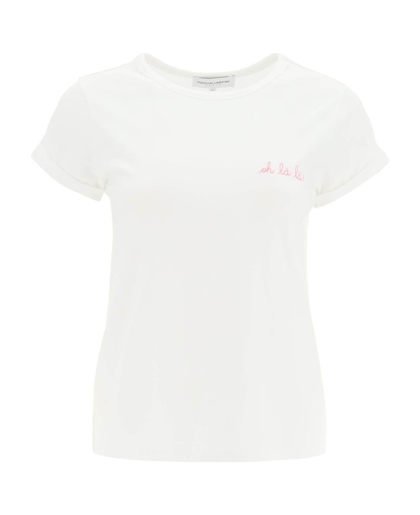 Maison Labiche Poitou Oh L T-shirt - WHITE