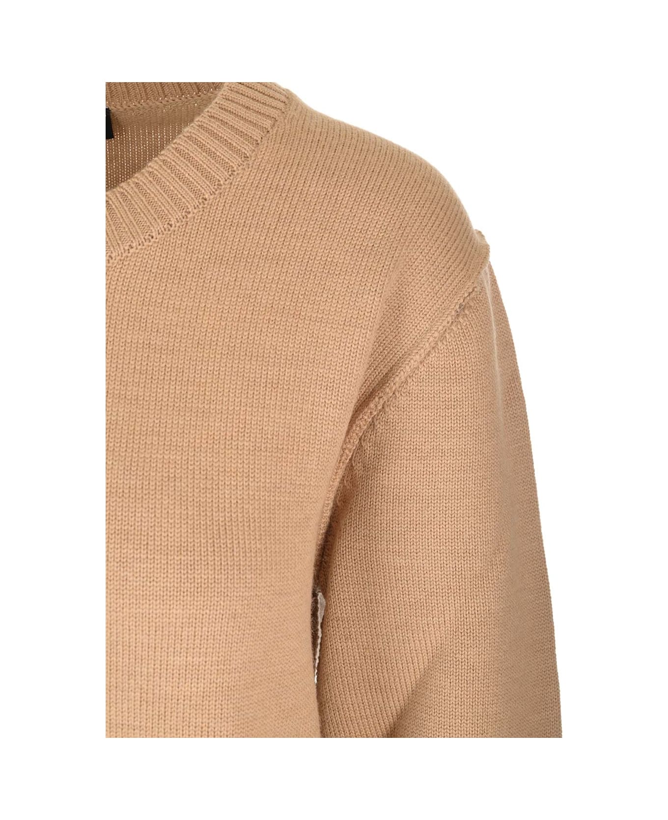 Dolce & Gabbana Crew-neck Sweater - BEIGE