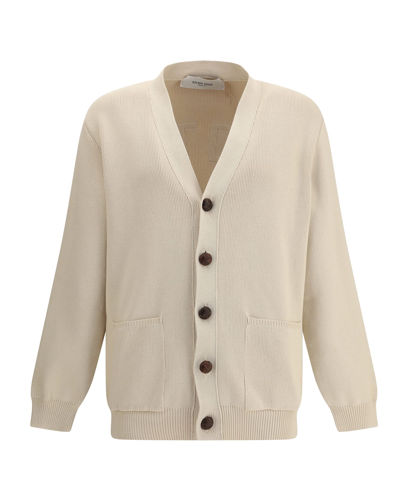 Golden Goose Organic Cotton Cardigan - POWDER