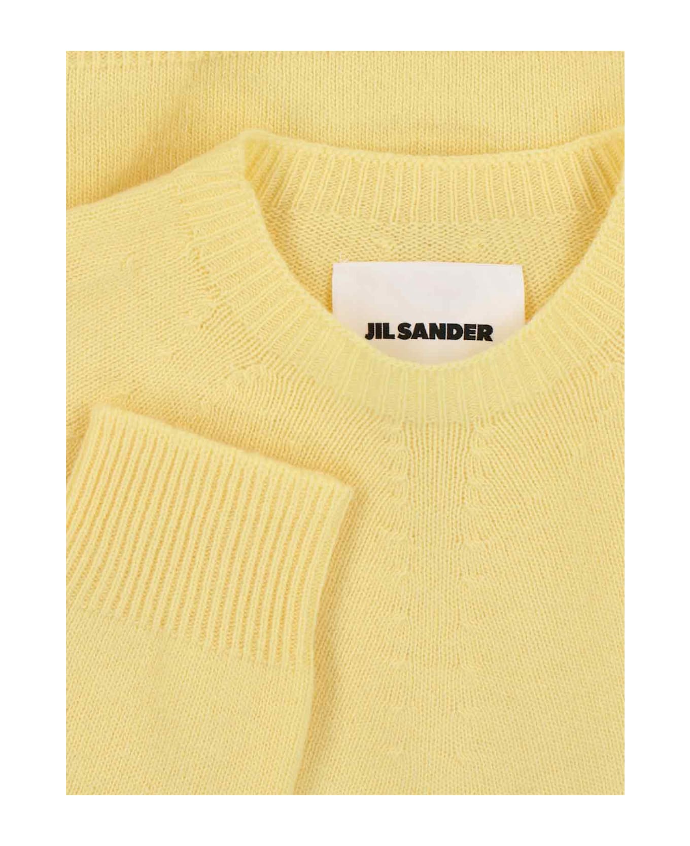 Jil Sander Virgin Wool And Cashmere Blend Sweater - Yellow