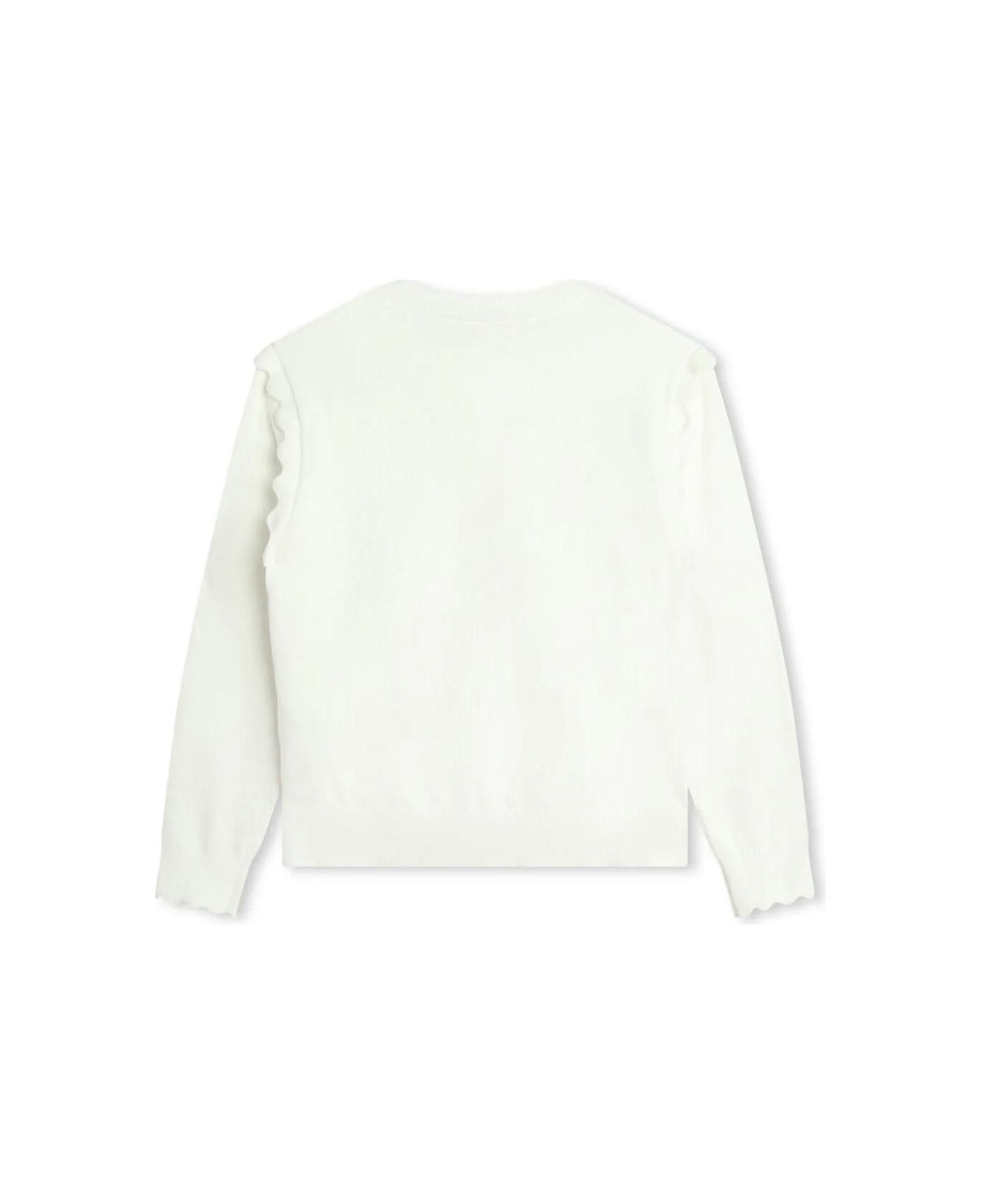 Chloé Knitted Cardigan - White