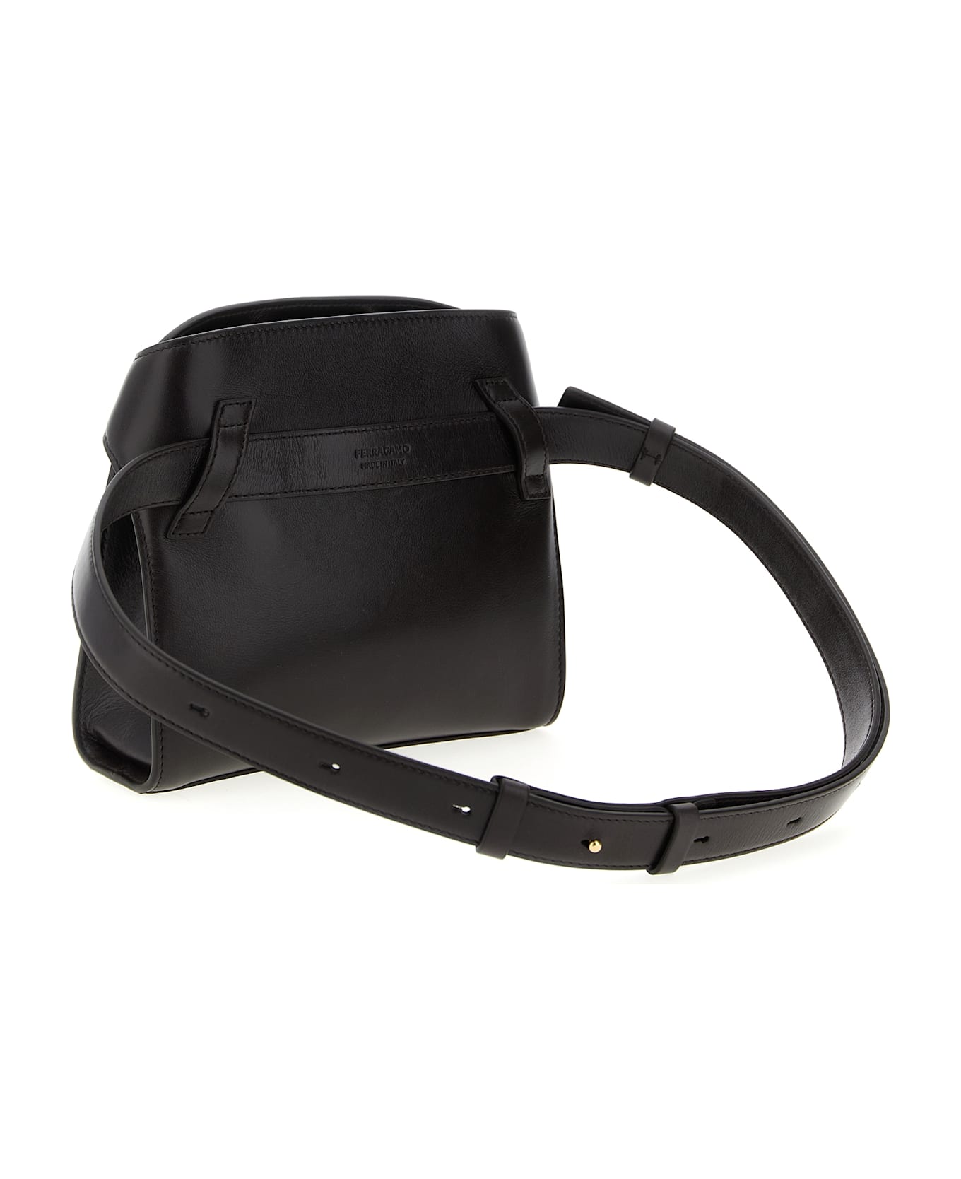 Ferragamo Hug Bb S Belt Bag - Brown