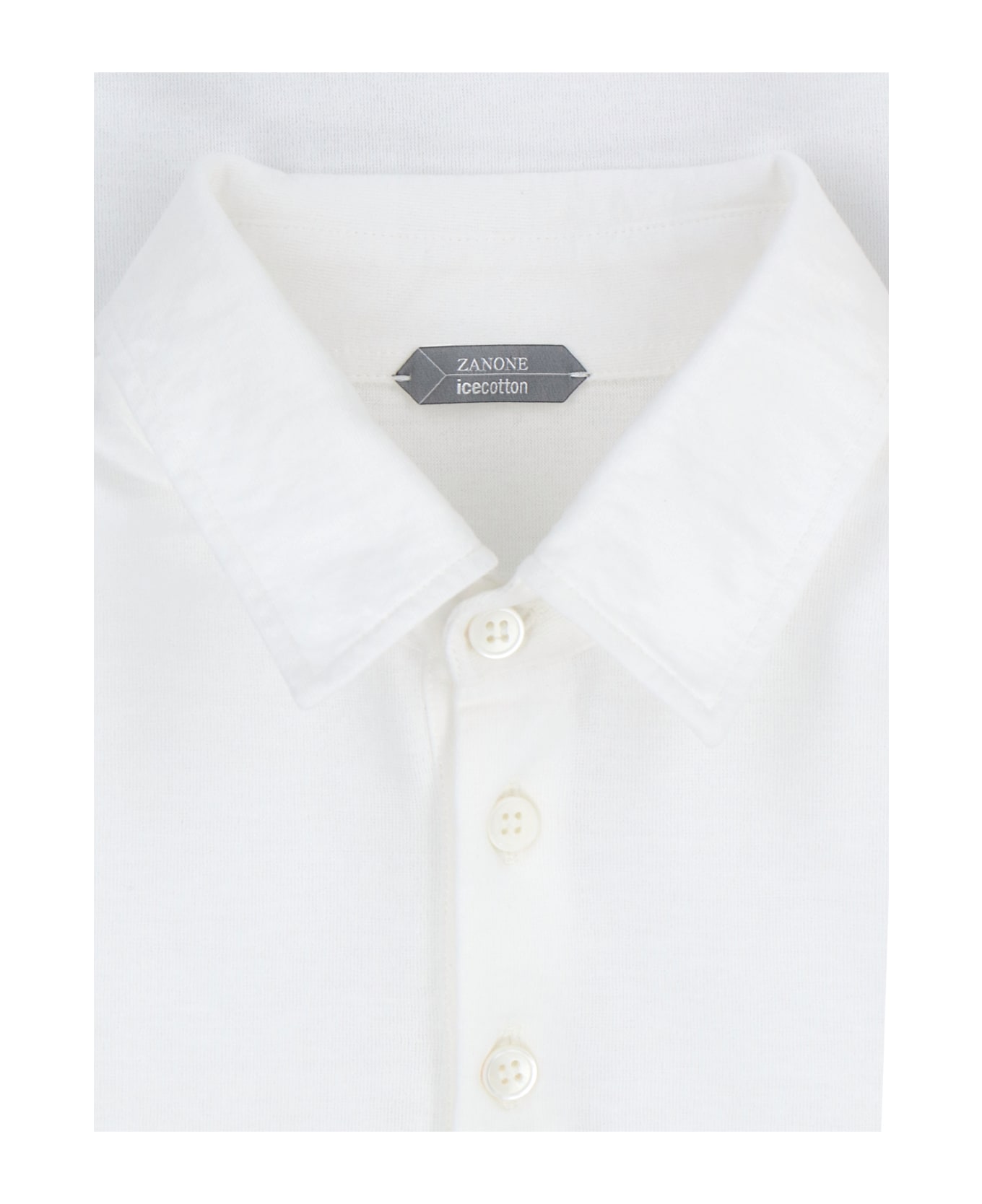 Zanone Basic Polo Shirt - White