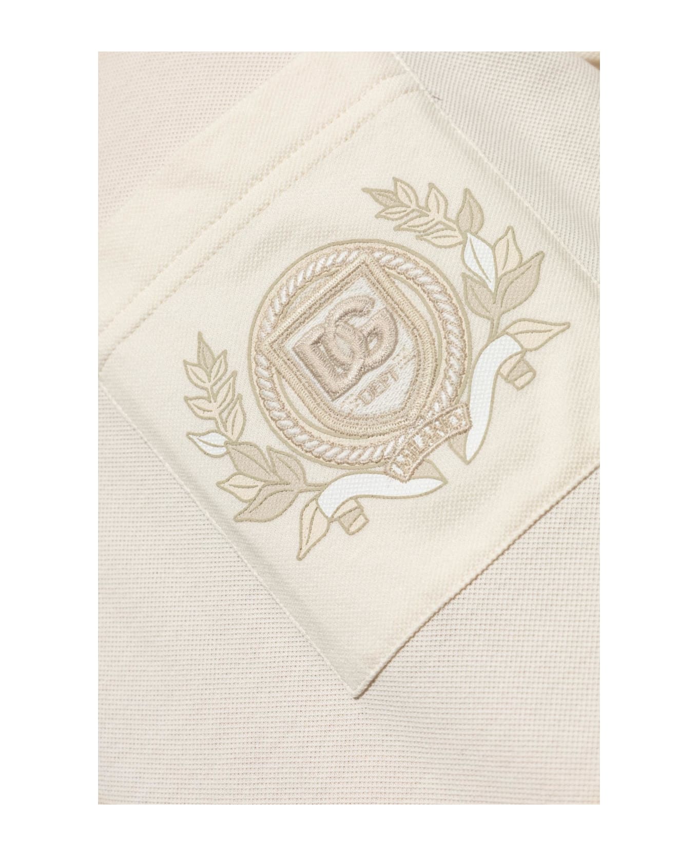 Dolce 
Gabbana Polo With Pocket - White