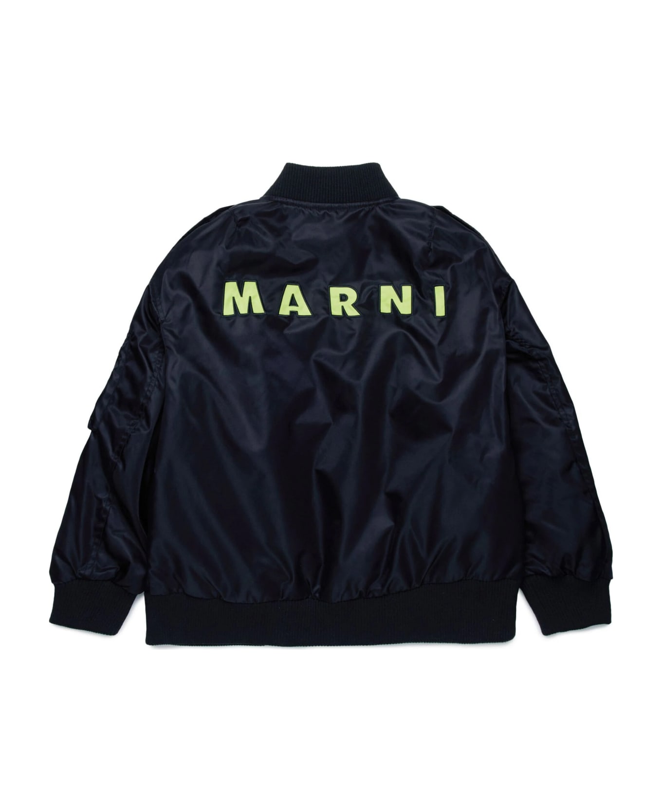 Marni Bomber Con Logo - Black